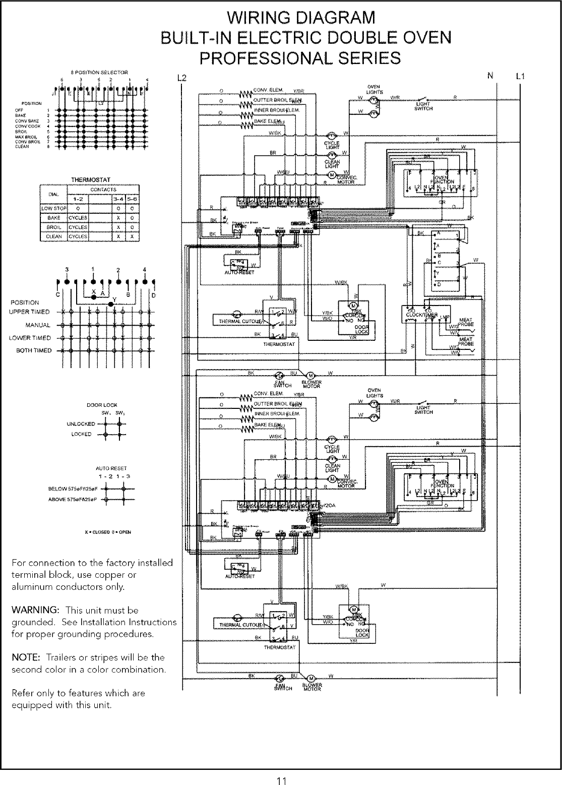 Page 11 of 12 - VIKING  RANGE CORP. Built In Oven, Electric Manual L0412511