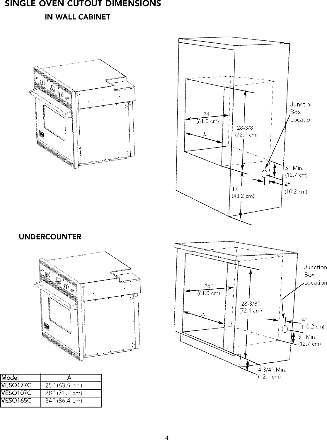 Page 4 of 12 - VIKING  RANGE CORP. Built In Oven, Electric Manual L0412511