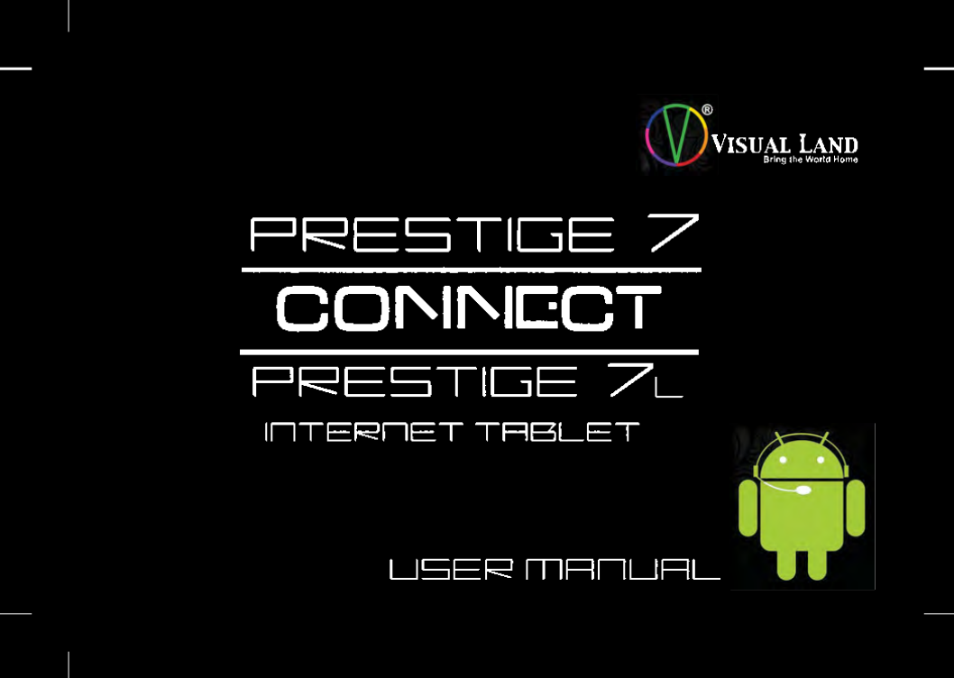 Page 1 of VISUAL LAND PRESTIGE7G 7inch TABLET User Manual 