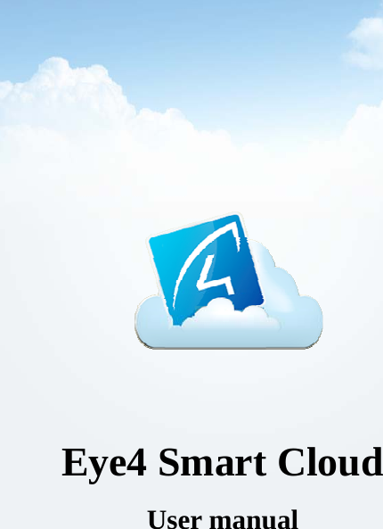      Eye4 Smart Cloud User manual  
