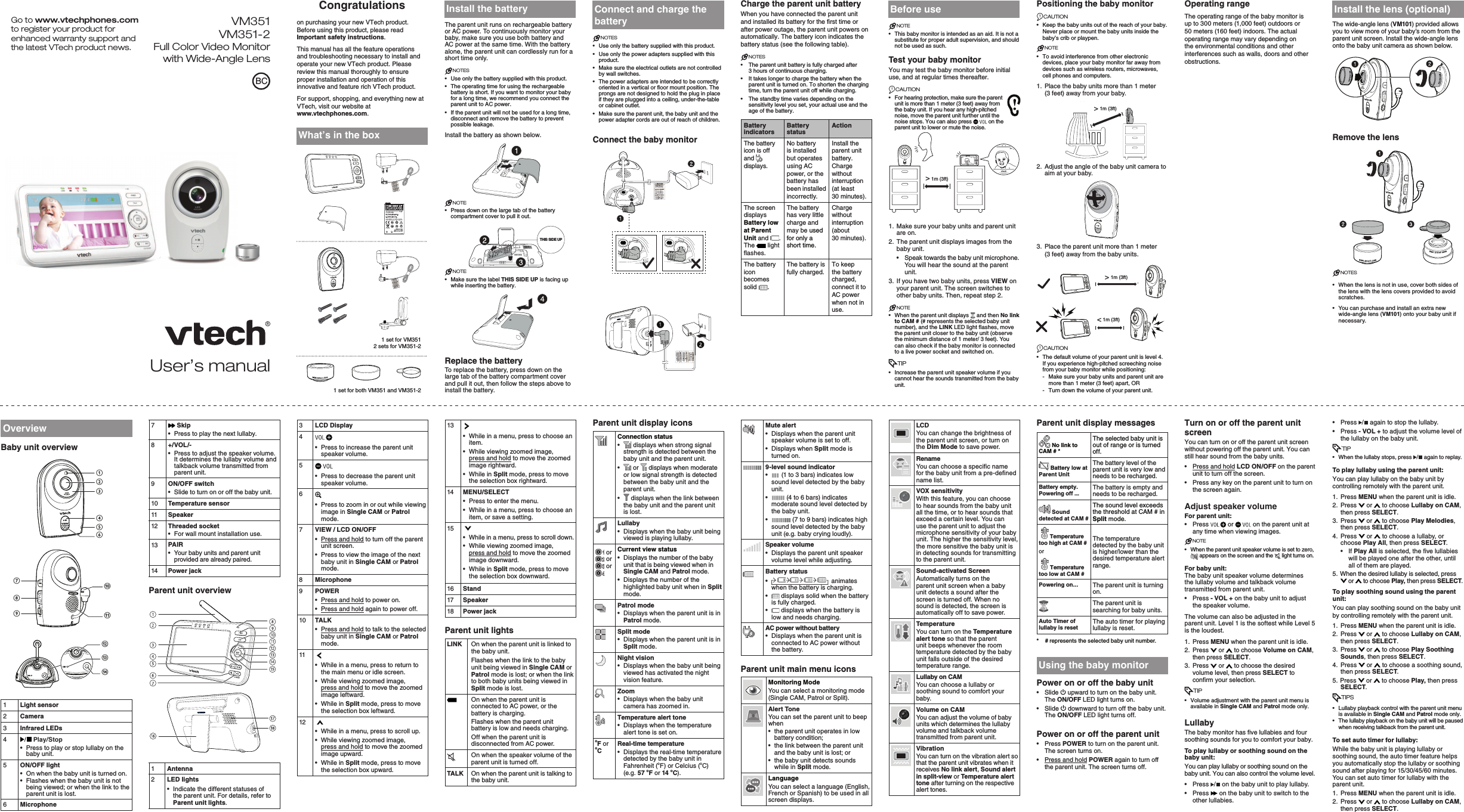 $POHSBUVMBUJPOTPOQVSDIBTJOHZPVSOFX75FDIQSPEVDU#FGPSFVTJOHUIJTQSPEVDUQMFBTFSFBE*NQPSUBOUTBGFUZJOTUSVDUJPOT5IJTNBOVBMIBTBMMUIFGFBUVSFPQFSBUJPOTBOEUSPVCMFTIPPUJOHOFDFTTBSZUPJOTUBMMBOEPQFSBUFZPVSOFX75FDIQSPEVDU1MFBTFSFWJFXUIJTNBOVBMUIPSPVHIMZUPFOTVSFQSPQFSJOTUBMMBUJPOBOEPQFSBUJPOPGUIJTJOOPWBUJWFBOEGFBUVSFSJDI75FDIQSPEVDU&apos;PSTVQQPSUTIPQQJOHBOEFWFSZUIJOHOFXBU75FDIWJTJUPVSXFCTJUFBUXXXWUFDIQIPOFTDPNWhat’s in the boxInstall the battery5IFQBSFOUVOJUSVOTPOSFDIBSHFBCMFCBUUFSZPS&quot;$QPXFS5PDPOUJOVPVTMZNPOJUPSZPVSCBCZNBLFTVSFZPVVTFCPUICBUUFSZBOE&quot;$QPXFSBUUIFTBNFUJNF8JUIUIFCBUUFSZBMPOFUIFQBSFOUVOJUDBODPSEMFTTMZSVOGPSBTIPSUUJNFPOMZNOTES6TFPOMZUIFCBUUFSZTVQQMJFEXJUIUIJTQSPEVDU5IFPQFSBUJOHUJNFGPSVTJOHUIFSFDIBSHFBCMFCBUUFSZJTTIPSU*GZPVXBOUUPNPOJUPSZPVSCBCZGPSBMPOHUJNFXFSFDPNNFOEZPVDPOOFDUUIFQBSFOUVOJUUP&quot;$QPXFS*GUIFQBSFOUVOJUXJMMOPUCFVTFEGPSBMPOHUJNFEJTDPOOFDUBOESFNPWFUIFCBUUFSZUPQSFWFOUQPTTJCMFMFBLBHF*OTUBMMUIFCBUUFSZBTTIPXOCFMPXNOTES1SFTTEPXOPOUIFMBSHFUBCPGUIFCBUUFSZDPNQBSUNFOUDPWFSUPQVMMJUPVUNOTES.BLFTVSFUIFMBCFM5)*44*%&amp;61JTGBDJOHVQXIJMFJOTFSUJOHUIFCBUUFSZ3FQMBDFUIFCBUUFSZ5PSFQMBDFUIFCBUUFSZQSFTTEPXOPOUIFMBSHFUBCPGUIFCBUUFSZDPNQBSUNFOUDPWFSBOEQVMMJUPVUUIFOGPMMPXUIFTUFQTBCPWFUPJOTUBMMUIFCBUUFSZpppppNOTES6TFPOMZUIFCBUUFSZTVQQMJFEXJUIUIJTQSPEVDU6TFPOMZUIFQPXFSBEBQUFSTTVQQMJFEXJUIUIJTQSPEVDU.BLFTVSFUIFFMFDUSJDBMPVUMFUTBSFOPUDPOUSPMMFECZXBMMTXJUDIFT5IFQPXFSBEBQUFSTBSFJOUFOEFEUPCFDPSSFDUMZPSJFOUFEJOBWFSUJDBMPSGMPPSNPVOUQPTJUJPO5IFQSPOHTBSFOPUEFTJHOFEUPIPMEUIFQMVHJOQMBDFJGUIFZBSFQMVHHFEJOUPBDFJMJOHVOEFSUIFUBCMFPSDBCJOFUPVUMFU.BLFTVSFUIFQBSFOUVOJUUIFCBCZVOJUBOEUIFQPXFSBEBQUFSDPSETBSFPVUPGSFBDIPGDIJMESFO$POOFDUUIFCBCZNPOJUPSppppp$IBSHFUIFQBSFOUVOJUCBUUFSZ8IFOZPVIBWFDPOOFDUFEUIFQBSFOUVOJUBOEJOTUBMMFEJUTCBUUFSZGPSUIFGJSTUUJNFPSBGUFSQPXFSPVUBHFUIFQBSFOUVOJUQPXFSTPOBVUPNBUJDBMMZ5IFCBUUFSZJDPOJOEJDBUFTUIFCBUUFSZTUBUVTTFFUIFGPMMPXJOHUBCMFNOTES5IFQBSFOUVOJUCBUUFSZJTGVMMZDIBSHFEBGUFSIPVSTPGDPOUJOVPVTDIBSHJOH*UUBLFTMPOHFSUPDIBSHFUIFCBUUFSZXIFOUIFQBSFOUVOJUJTUVSOFEPO5PTIPSUFOUIFDIBSHJOHUJNFUVSOUIFQBSFOUVOJUPGGXIJMFDIBSHJOH5IFTUBOECZUJNFWBSJFTEFQFOEJOHPOUIFTFOTJUJWJUZMFWFMZPVTFUZPVSBDUVBMVTFBOEUIFBHFPGUIFCBUUFSZ#BUUFSZJOEJDBUPST#BUUFSZTUBUVT&quot;DUJPO5IFCBUUFSZJDPOJTPGGBOE EJTQMBZT/PCBUUFSZJTJOTUBMMFECVUPQFSBUFTVTJOH&quot;$QPXFSPSUIFCBUUFSZIBTCFFOJOTUBMMFEJODPSSFDUMZ*OTUBMMUIFQBSFOUVOJUCBUUFSZ$IBSHFXJUIPVUJOUFSSVQUJPOBUMFBTUNJOVUFT5IFTDSFFOEJTQMBZT#BUUFSZMPXBU1BSFOU6OJUBOE 5IF MJHIUGMBTIFT5IFCBUUFSZIBTWFSZMJUUMFDIBSHFBOENBZCFVTFEGPSPOMZBTIPSUUJNF$IBSHFXJUIPVUJOUFSSVQUJPOBCPVUNJOVUFT5IFCBUUFSZJDPOCFDPNFTTPMJE 5IFCBUUFSZJTGVMMZDIBSHFE5PLFFQUIFCBUUFSZDIBSHFEDPOOFDUJUUP&quot;$QPXFSXIFOOPUJOVTFpppBefore useNOTE5IJTCBCZNPOJUPSJTJOUFOEFEBTBOBJE*UJTOPUBTVCTUJUVUFGPSQSPQFSBEVMUTVQFSWJTJPOBOETIPVMEOPUCFVTFEBTTVDI5FTUZPVSCBCZNPOJUPS:PVNBZUFTUUIFCBCZNPOJUPSCFGPSFJOJUJBMVTFBOEBUSFHVMBSUJNFTUIFSFBGUFSCAUTION&apos;PSIFBSJOHQSPUFDUJPONBLFTVSFUIFQBSFOUVOJUJTNPSFUIBONFUFSGFFUBXBZGSPNUIFCBCZVOJU*GZPVIFBSBOZIJHIQJUDIFEOPJTFNPWFUIFQBSFOUVOJUGVSUIFSVOUJMUIFOPJTFTUPQT:PVDBOBMTPQSFTT POUIFQBSFOUVOJUUPMPXFSPSNVUFUIFOPJTF.BLFTVSFZPVSCBCZVOJUTBOEQBSFOUVOJUBSFPO5IFQBSFOUVOJUEJTQMBZTJNBHFTGSPNUIFCBCZVOJU4QFBLUPXBSETUIFCBCZVOJUNJDSPQIPOF:PVXJMMIFBSUIFTPVOEBUUIFQBSFOUVOJU*GZPVIBWFUXPCBCZVOJUTQSFTT7*&amp;8POZPVSQBSFOUVOJU5IFTDSFFOTXJUDIFTUPPUIFSCBCZVOJUT5IFOSFQFBUTUFQNOTE8IFOUIFQBSFOUVOJUEJTQMBZT BOEUIFO/PMJOLUP$&quot;.SFQSFTFOUTUIFTFMFDUFECBCZVOJUOVNCFSBOEUIF-*/,-&amp;%MJHIUGMBTIFTNPWFUIFQBSFOUVOJUDMPTFSUPUIFCBCZVOJUPCTFSWFUIFNJOJNVNEJTUBODFPGNFUFSGFFU:PVDBOBMTPDIFDLJGUIFCBCZNPOJUPSJTDPOOFDUFEUPBMJWFQPXFSTPDLFUBOETXJUDIFEPOTIP*ODSFBTFUIFQBSFOUVOJUTQFBLFSWPMVNFJGZPVDBOOPUIFBSUIFTPVOETUSBOTNJUUFEGSPNUIFCBCZVOJUppppp1PTJUJPOJOHUIFCBCZNPOJUPSCAUTION,FFQUIFCBCZVOJUTPVUPGUIFSFBDIPGZPVSCBCZ/FWFSQMBDFPSNPVOUUIFCBCZVOJUTJOTJEFUIFCBCZmTDSJCPSQMBZQFONOTE5PBWPJEJOUFSGFSFODFGSPNPUIFSFMFDUSPOJDEFWJDFTQMBDFZPVSCBCZNPOJUPSGBSBXBZGSPNEFWJDFTTVDIBTXJSFMFTTSPVUFSTNJDSPXBWFTDFMMQIPOFTBOEDPNQVUFST1MBDFUIFCBCZVOJUTNPSFUIBONFUFSGFFUBXBZGSPNZPVSCBCZ&quot;EKVTUUIFBOHMFPGUIFCBCZVOJUDBNFSBUPBJNBUZPVSCBCZ1MBDFUIFQBSFOUVOJUNPSFUIBONFUFSGFFUBXBZGSPNUIFCBCZVOJUTCAUTION5IFEFGBVMUWPMVNFPGZPVSQBSFOUVOJUJTMFWFM*GZPVFYQFSJFODFIJHIQJUDIFETDSFFDIJOHOPJTFGSPNZPVSCBCZNPOJUPSXIJMFQPTJUJPOJOH.BLFTVSFZPVSCBCZVOJUTBOEQBSFOUVOJUBSFNPSFUIBONFUFSGFFUBQBSU035VSOEPXOUIFWPMVNFPGZPVSQBSFOUVOJUppp0QFSBUJOHSBOHF5IFPQFSBUJOHSBOHFPGUIFCBCZNPOJUPSJTVQUPNFUFSTGFFUPVUEPPSTPSNFUFSTGFFUJOEPPST5IFBDUVBMPQFSBUJOHSBOHFNBZWBSZEFQFOEJOHPOUIFFOWJSPONFOUBMDPOEJUJPOTBOEPUIFSJOUFSGFSFODFTTVDIBTXBMMTEPPSTBOEPUIFSPCTUSVDUJPOT5IFXJEFBOHMFMFOT7.QSPWJEFEBMMPXTZPVUPWJFXNPSFPGZPVSCBCZmTSPPNGSPNUIFQBSFOUVOJUTDSFFO*OTUBMMUIFXJEFBOHMFMFOTPOUPUIFCBCZVOJUDBNFSBBTTIPXOCFMPX3FNPWFUIFMFOTNOTES8IFOUIFMFOTJTOPUJOVTFDPWFSCPUITJEFTPGUIFMFOTXJUIUIFMFOTDPWFSTQSPWJEFEUPBWPJETDSBUDIFT:PVDBOQVSDIBTFBOEJOTUBMMBOFYUSBOFXXJEFBOHMFMFOT7.POUPZPVSCBCZVOJUJGOFDFTTBSZppOverview#BCZVOJUPWFSWJFX-JHIUTFOTPS$BNFSB*OGSBSFE-&amp;%T Play/Stop1SFTTUPQMBZPSTUPQMVMMBCZPOUIFCBCZVOJUp0/0&apos;&apos;MJHIU0OXIFOUIFCBCZVOJUJTUVSOFEPO&apos;MBTIFTXIFOUIFCBCZVOJUJTOPUCFJOHWJFXFEPSXIFOUIFMJOLUPUIFQBSFOUVOJUJTMPTUpp.JDSPQIPOF4LJQ1SFTTUPQMBZUIFOFYUMVMMBCZp70-1SFTTUPBEKVTUUIFTQFBLFSWPMVNF*UEFUFSNJOFTUIFMVMMBCZWPMVNFBOEUBMLCBDLWPMVNFUSBOTNJUUFEGSPNQBSFOUVOJUp0/0&apos;&apos;TXJUDI4MJEFUPUVSOPOPSPGGUIFCBCZVOJUp 5FNQFSBUVSFTFOTPS 4QFBLFS 5ISFBEFETPDLFU&apos;PSXBMMNPVOUJOTUBMMBUJPOVTFp 1&quot;*3:PVSCBCZVOJUTBOEQBSFOUVOJUQSPWJEFEBSFBMSFBEZQBJSFEp 1PXFSKBDL1BSFOUVOJUPWFSWJFX&quot;OUFOOB -&amp;%MJHIUT*OEJDBUFUIFEJGGFSFOUTUBUVTFTPGUIFQBSFOUVOJU&apos;PSEFUBJMTSFGFSUP1BSFOUVOJUMJHIUTp-$%%JTQMBZ1SFTTUPJODSFBTFUIFQBSFOUVOJUTQFBLFSWPMVNFp1SFTTUPEFDSFBTFUIFQBSFOUVOJUTQFBLFSWPMVNFp1SFTTUP[PPNJOPSPVUXIJMFWJFXJOHJNBHFJO4JOHMF$&quot;.PS1BUSPMNPEFp7*&amp;8-$%0/0&apos;&apos;1SFTTBOEIPMEUPUVSOPGGUIFQBSFOUVOJUTDSFFO1SFTTUPWJFXUIFJNBHFPGUIFOFYUCBCZVOJUJO4JOHMF$&quot;.PS1BUSPMNPEFpp.JDSPQIPOF108&amp;31SFTTBOEIPMEUPQPXFSPO1SFTTBOEIPMEBHBJOUPQPXFSPGGpp 5&quot;-,1SFTTBOEIPMEUPUBMLUPUIFTFMFDUFECBCZVOJUJO4JOHMF$&quot;.PS1BUSPMNPEFp 8IJMFJOBNFOVQSFTTUPSFUVSOUPUIFNBJONFOVPSJEMFTDSFFO8IJMFWJFXJOH[PPNFEJNBHFQSFTTBOEIPMEUPNPWFUIF[PPNFEJNBHFMFGUXBSE8IJMFJO4QMJUNPEFQSFTTUPNPWFUIFTFMFDUJPOCPYMFGUXBSEppp 8IJMFJOBNFOVQSFTTUPTDSPMMVQ8IJMFWJFXJOH[PPNFEJNBHFQSFTTBOEIPMEUPNPWFUIF[PPNFEJNBHFVQXBSE8IJMFJO4QMJUNPEFQSFTTUPNPWFUIFTFMFDUJPOCPYVQXBSEppp 8IJMFJOBNFOVQSFTTUPDIPPTFBOJUFN8IJMFWJFXJOH[PPNFEJNBHFQSFTTBOEIPMEUPNPWFUIF[PPNFEJNBHFSJHIUXBSE8IJMFJO4QMJUNPEFQSFTTUPNPWFUIFTFMFDUJPOCPYSJHIUXBSEppp .&amp;/64&amp;-&amp;$51SFTTUPFOUFSUIFNFOV8IJMFJOBNFOVQSFTTUPDIPPTFBOJUFNPSTBWFBTFUUJOHpp 8IJMFJOBNFOVQSFTTUPTDSPMMEPXO8IJMFWJFXJOH[PPNFEJNBHFQSFTTBOEIPMEUPNPWFUIF[PPNFEJNBHFEPXOXBSE8IJMFJO4QMJUNPEFQSFTTUPNPWFUIFTFMFDUJPOCPYEPXOXBSEppp 4UBOE 4QFBLFS 1PXFSKBDL1BSFOUVOJUMJHIUT-*/, 0OXIFOUIFQBSFOUVOJUJTMJOLFEUPUIFCBCZVOJU&apos;MBTIFTXIFOUIFMJOLUPUIFCBCZVOJUCFJOHWJFXFEJO4JOHMF$&quot;.PS1BUSPMNPEFJTMPTUPSXIFOUIFMJOLUPCPUICBCZVOJUTCFJOHWJFXFEJO4QMJUNPEFJTMPTU0OXIFOUIFQBSFOUVOJUJTDPOOFDUFEUP&quot;$QPXFSPSUIFCBUUFSZJTDIBSHJOH&apos;MBTIFTXIFOUIFQBSFOUVOJUCBUUFSZJTMPXBOEOFFETDIBSHJOH0GGXIFOUIFQBSFOUVOJUJTEJTDPOOFDUFEGSPN&quot;$QPXFS0OXIFOUIFTQFBLFSWPMVNFPGUIFQBSFOUVOJUJTUVSOFEPGG5&quot;-, 0OXIFOUIFQBSFOUVOJUJTUBMLJOHUPUIFCBCZVOJU1BSFOUVOJUEJTQMBZJDPOT$POOFDUJPOTUBUVTEJTQMBZTXIFOTUSPOHTJHOBMTUSFOHUIJTEFUFDUFECFUXFFOUIFCBCZVOJUBOEUIFQBSFOUVOJUPS EJTQMBZTXIFONPEFSBUFPSMPXTJHOBMTUSFOHUIJTEFUFDUFECFUXFFOUIFCBCZVOJUBOEUIFQBSFOUVOJUEJTQMBZTXIFOUIFMJOLCFUXFFOUIFCBCZVOJUBOEUIFQBSFOUVOJUJTMPTUppp-VMMBCZ%JTQMBZTXIFOUIFCBCZVOJUCFJOHWJFXFEJTQMBZJOHMVMMBCZpPSPSPS$VSSFOUWJFXTUBUVT%JTQMBZTUIFOVNCFSPGUIFCBCZVOJUUIBUJTCFJOHWJFXFEXIFOJO4JOHMF$&quot;.BOE1BUSPMNPEF%JTQMBZTUIFOVNCFSPGUIFIJHIMJHIUFECBCZVOJUXIFOJO4QMJUNPEFpp1BUSPMNPEF%JTQMBZTXIFOUIFQBSFOUVOJUJTJO1BUSPMNPEFp4QMJUNPEF%JTQMBZTXIFOUIFQBSFOUVOJUJTJO4QMJUNPEFp/JHIUWJTJPO%JTQMBZTXIFOUIFCBCZVOJUCFJOHWJFXFEIBTBDUJWBUFEUIFOJHIUWJTJPOGFBUVSFp;PPN%JTQMBZTXIFOUIFCBCZVOJUDBNFSBIBT[PPNFEJOp5FNQFSBUVSFBMFSUUPOF%JTQMBZTXIFOUIFUFNQFSBUVSFBMFSUUPOFJTTFUPOpP&apos;PSP$3FBMUJNFUFNQFSBUVSF%JTQMBZTUIFSFBMUJNFUFNQFSBUVSFEFUFDUFECZUIFCBCZVOJUJO&apos;BISFOIFJUP&apos;PS$FMDJVTP$FHP&apos;PSP$p.VUFBMFSU%JTQMBZTXIFOUIFQBSFOUVOJUTQFBLFSWPMVNFJTTFUUPPGG%JTQMBZTXIFO4QMJUNPEFJTUVSOFEPOppMFWFMTPVOEJOEJDBUPSUPCBSTJOEJDBUFTMPXTPVOEMFWFMEFUFDUFECZUIFCBCZVOJUUPCBSTJOEJDBUFTNPEFSBUFTPVOEMFWFMEFUFDUFECZUIFCBCZVOJUUPCBSTJOEJDBUFTIJHITPVOEMFWFMEFUFDUFECZUIFCBCZVOJUFHCBCZDSZJOHMPVEMZppp4QFBLFSWPMVNF%JTQMBZTUIFQBSFOUVOJUTQFBLFSWPMVNFMFWFMXIJMFBEKVTUJOHp#BUUFSZTUBUVTBOJNBUFTXIFOUIFCBUUFSZJTDIBSHJOHEJTQMBZTTPMJEXIFOUIFCBUUFSZJTGVMMZDIBSHFEEJTQMBZTXIFOUIFCBUUFSZJTMPXBOEOFFETDIBSHJOHppp&quot;$QPXFSXJUIPVUCBUUFSZ%JTQMBZTXIFOUIFQBSFOUVOJUJTDPOOFDUFEUP&quot;$QPXFSXJUIPVUUIFCBUUFSZp1BSFOUVOJUNBJONFOVJDPOT.POJUPSJOH.PEF:PVDBOTFMFDUBNPOJUPSJOHNPEF4JOHMF$&quot;.1BUSPMPS4QMJU&quot;MFSU5POF:PVDBOTFUUIFQBSFOUVOJUUPCFFQXIFOUIFQBSFOUVOJUPQFSBUFTJOMPXCBUUFSZDPOEJUJPOUIFMJOLCFUXFFOUIFQBSFOUVOJUBOEUIFCBCZVOJUJTMPTUPSUIFCBCZVOJUEFUFDUTTPVOETXIJMFJO4QMJUNPEFppp-BOHVBHF:PVDBOTFMFDUBMBOHVBHF&amp;OHMJTI&apos;SFODIPS4QBOJTIUPCFVTFEJOBMMTDSFFOEJTQMBZT-$%:PVDBODIBOHFUIFCSJHIUOFTTPGUIFQBSFOUVOJUTDSFFOPSUVSOPOUIF%JN.PEFUPTBWFQPXFS3FOBNF:PVDBODIPPTFBTQFDJGJDOBNFGPSUIFCBCZVOJUGSPNBQSFEFGJOFEOBNFMJTU709TFOTJUJWJUZ8JUIUIJTGFBUVSFZPVDBODIPPTFUPIFBSTPVOETGSPNUIFCBCZVOJUBMMUIFUJNFPSUPIFBSTPVOETUIBUFYDFFEBDFSUBJOMFWFM:PVDBOVTFUIFQBSFOUVOJUUPBEKVTUUIFNJDSPQIPOFTFOTJUJWJUZPGZPVSCBCZVOJU5IFIJHIFSUIFTFOTJUJWJUZMFWFMUIFNPSFTFOTJUJWFUIFCBCZVOJUJTJOEFUFDUJOHTPVOETGPSUSBOTNJUUJOHUPUIFQBSFOUVOJU4PVOEBDUJWBUFE4DSFFO&quot;VUPNBUJDBMMZUVSOTPOUIFQBSFOUVOJUTDSFFOXIFOBCBCZVOJUEFUFDUTBTPVOEBGUFSUIFTDSFFOJTUVSOFEPGG8IFOOPTPVOEJTEFUFDUFEUIFTDSFFOJTBVUPNBUJDBMMZPGGUPTBWFQPXFS5FNQFSBUVSF:PVDBOUVSOPOUIF5FNQFSBUVSFBMFSUUPOFTPUIBUUIFQBSFOUVOJUCFFQTXIFOFWFSUIFSPPNUFNQFSBUVSFEFUFDUFECZUIFCBCZVOJUGBMMTPVUTJEFPGUIFEFTJSFEUFNQFSBUVSFSBOHF-VMMBCZPO$&quot;.:PVDBODIPPTFBMVMMBCZPSTPPUIJOHTPVOEUPDPNGPSUZPVSCBCZ7PMVNFPO$&quot;.:PVDBOBEKVTUUIFWPMVNFPGCBCZVOJUTXIJDIEFUFSNJOFTUIFMVMMBCZWPMVNFBOEUBMLCBDLWPMVNFUSBOTNJUUFEGSPNQBSFOUVOJU7JCSBUJPO:PVDBOUVSOPOUIFWJCSBUJPOBMFSUTPUIBUUIFQBSFOUVOJUWJCSBUFTXIFOJUSFDFJWFT/PMJOLBMFSU4PVOEBMFSUJOTQMJUWJFXPS5FNQFSBUVSFBMFSUUPOFBGUFSUVSOJOHPOUIFSFTQFDUJWFBMFSUUPOFT1BSFOUVOJUEJTQMBZNFTTBHFT/PMJOLUP$&quot;.5IFTFMFDUFECBCZVOJUJTPVUPGSBOHFPSJTUVSOFEPGG#BUUFSZMPXBU1BSFOU6OJU5IFCBUUFSZMFWFMPGUIFQBSFOUVOJUJTWFSZMPXBOEOFFETUPCFSFDIBSHFE#BUUFSZFNQUZ1PXFSJOHPGG5IFCBUUFSZJTFNQUZBOEOFFETUPCFSFDIBSHFE4PVOEEFUFDUFEBU$&quot;.5IFTPVOEMFWFMFYDFFETUIFUISFTIPMEBU$&quot;.JO4QMJUNPEF5FNQFSBUVSFUPPIJHIBU$&quot;.PS5FNQFSBUVSFUPPMPXBU$&quot;.5IFUFNQFSBUVSFEFUFDUFECZUIFCBCZVOJUJTIJHIFSMPXFSUIBOUIFEFTJSFEUFNQFSBUVSFBMFSUSBOHF1PXFSJOHPO 5IFQBSFOUVOJUJTUVSOJOHPO5IFQBSFOUVOJUJTTFBSDIJOHGPSCBCZVOJUT&quot;VUP5JNFSPGMVMMBCZJTSFTFU5IFBVUPUJNFSGPSQMBZJOHMVMMBCZJTSFTFUSFQSFTFOUTUIFTFMFDUFECBCZVOJUOVNCFSUsing the baby monitor1PXFSPOPSPGGUIFCBCZVOJU4MJEF VQXBSEUPUVSOPOUIFCBCZVOJU5IF0/0&apos;&apos;-&amp;%MJHIUUVSOTPO4MJEF EPXOXBSEUPUVSOPGGUIFCBCZVOJU5IF0/0&apos;&apos;-&amp;%MJHIUUVSOTPGG1PXFSPOPSPGGUIFQBSFOUVOJU1SFTT108&amp;3UPUVSOPOUIFQBSFOUVOJU5IFTDSFFOUVSOTPO1SFTTBOEIPME108&amp;3BHBJOUPUVSOPGGUIFQBSFOUVOJU5IFTDSFFOUVSOTPGGpppp5VSOPOPSPGGUIFQBSFOUVOJUTDSFFO:PVDBOUVSOPOPSPGGUIFQBSFOUVOJUTDSFFOXJUIPVUQPXFSJOHPGGUIFQBSFOUVOJU:PVDBOTUJMMIFBSTPVOEGSPNUIFCBCZVOJUT1SFTTBOEIPME-$%0/0&apos;&apos;POUIFQBSFOUVOJUUPUVSOPGGUIFTDSFFO1SFTTBOZLFZPOUIFQBSFOUVOJUUPUVSOPOUIFTDSFFOBHBJOAdjust speaker volume&apos;PSQBSFOUVOJU1SFTT PSPOUIFQBSFOUVOJUBUBOZUJNFXIFOWJFXJOHJNBHFTNOTE8IFOUIFQBSFOUVOJUTQFBLFSWPMVNFJTTFUUP[FSPBQQFBSTPOUIFTDSFFOBOEUIF MJHIUUVSOTPO&apos;PSCBCZVOJU5IFCBCZVOJUTQFBLFSWPMVNFEFUFSNJOFTUIFMVMMBCZWPMVNFBOEUBMLCBDLWPMVNFUSBOTNJUUFEGSPNQBSFOUVOJU1SFTT70-POUIFCBCZVOJUUPBEKVTUUIFTQFBLFSWPMVNF5IFWPMVNFDBOBMTPCFBEKVTUFEJOUIFQBSFOUVOJU-FWFMJTUIFTPGUFTUXIJMF-FWFMJTUIFMPVEFTU1SFTT.&amp;/6XIFOUIFQBSFOUVOJUJTJEMF1SFTT PS UPDIPPTF7PMVNFPO$&quot;.UIFOQSFTT4&amp;-&amp;$51SFTT PS UPDIPPTFUIFEFTJSFEWPMVNFMFWFMUIFOQSFTT4&amp;-&amp;$5UPDPOGJSNZPVSTFMFDUJPOTIPTIP7PMVNFBEKVTUNFOUXJUIUIFQBSFOUVOJUNFOVJTBWBJMBCMFJO4JOHMF$&quot;.BOE1BUSPMNPEFPOMZ-VMMBCZ5IFCBCZNPOJUPSIBTGJWFMVMMBCJFTBOEGPVSTPPUIJOHTPVOETGPSZPVUPDPNGPSUZPVSCBCZ5PQMBZMVMMBCZPSTPPUIJOHTPVOEPOUIFCBCZVOJU:PVDBOQMBZMVMMBCZPSTPPUIJOHTPVOEPOUIFCBCZVOJU:PVDBOBMTPDPOUSPMUIFWPMVNFMFWFM1SFTT POUIFCBCZVOJUUPQMBZMVMMBCZ1SFTT POUIFCBCZVOJUUPTXJUDIUPUIFPUIFSMVMMBCJFTpppppppp1SFTT BHBJOUPTUPQUIFMVMMBCZ1SFTT70-UPBEKVTUUIFWPMVNFMFWFMPGUIFMVMMBCZPOUIFCBCZVOJUTIPTIP8IFOUIFMVMMBCZTUPQTQSFTT BHBJOUPSFQMBZ5PQMBZMVMMBCZVTJOHUIFQBSFOUVOJU:PVDBOQMBZMVMMBCZPOUIFCBCZVOJUCZDPOUSPMMJOHSFNPUFMZXJUIUIFQBSFOUVOJU1SFTT.&amp;/6XIFOUIFQBSFOUVOJUJTJEMF1SFTT PS UPDIPPTF-VMMBCZPO$&quot;.UIFOQSFTT4&amp;-&amp;$51SFTT PS UPDIPPTF1MBZ.FMPEJFTUIFOQSFTT4&amp;-&amp;$51SFTT PS UPDIPPTFBMVMMBCZPSDIPPTF1MBZ&quot;MMUIFOQSFTT4&amp;-&amp;$5*G1MBZ&quot;MMJTTFMFDUFEUIFGJWFMVMMBCJFTXJMMCFQMBZFEPOFBGUFSUIFPUIFSVOUJMBMMPGUIFNBSFQMBZFE8IFOUIFEFTJSFEMVMMBCZJTTFMFDUFEQSFTTPS UPDIPPTF1MBZUIFOQSFTT4&amp;-&amp;$55PQMBZTPPUIJOHTPVOEVTJOHUIFQBSFOUVOJU:PVDBOQMBZTPPUIJOHTPVOEPOUIFCBCZVOJUCZDPOUSPMMJOHSFNPUFMZXJUIUIFQBSFOUVOJU1SFTT.&amp;/6XIFOUIFQBSFOUVOJUJTJEMF1SFTT PS UPDIPPTF-VMMBCZPO$&quot;.UIFOQSFTT4&amp;-&amp;$51SFTT PS UPDIPPTF1MBZ4PPUIJOH4PVOETUIFOQSFTT4&amp;-&amp;$51SFTT PS UPDIPPTFBTPPUIJOHTPVOEUIFOQSFTT4&amp;-&amp;$51SFTT PS UPDIPPTF1MBZUIFOQSFTT4&amp;-&amp;$5TIPTIPS-VMMBCZQMBZCBDLDPOUSPMXJUIUIFQBSFOUVOJUNFOVJTBWBJMBCMFJO4JOHMF$&quot;.BOE1BUSPMNPEFPOMZ5IFMVMMBCZQMBZCBDLPOUIFCBCZVOJUXJMMCFQBVTFEXIFOSFDFJWJOHUBMLCBDLGSPNUIFQBSFOUVOJU5PTFUBVUPUJNFSGPSMVMMBCZ8IJMFUIFCBCZVOJUJTQMBZJOHMVMMBCZPSTPPUIJOHTPVOEUIFBVUPUJNFSGFBUVSFIFMQTZPVBVUPNBUJDBMMZTUPQUIFMVMMBCZPSTPPUIJOHTPVOEBGUFSQMBZJOHGPSNJOVUFT:PVDBOTFUBVUPUJNFSGPSMVMMBCZXJUIUIFQBSFOUVOJU1SFTT.&amp;/6XIFOUIFQBSFOUVOJUJTJEMF1SFTT PS UPDIPPTF-VMMBCZPO$&quot;.UIFOQSFTT4&amp;-&amp;$5pppppp#$User’s manualVM351VM351-2Full Color Video Monitorwith Wide-Angle LensGo to www.vtechphones.com  to register your product for enhanced warranty support and the latest VTech product news. THIS SIDE UPTFUGPS7.TFUTGPS7.More than 1 meter(3 feet) NGUēēēēghikjnlm63ē63ēēē&gt; 1m (3ft)NGUTFUGPSCPUI7.BOE7.*OTUBMMUIFMFOTPQUJPOBMWIDE ANGLE LENSWIDE ANGLE LENSWIDE ANGLE LENSWIDE ANGLE LENSabdecf&gt; 1m (3ft)&lt; 1m (3ft)Connect and charge the battery