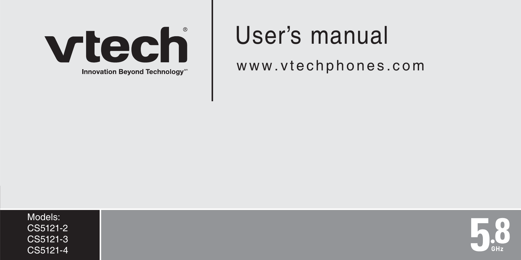 User’s manualwww.vtechphones.comModels: CS5121-2CS5121-3CS5121-4