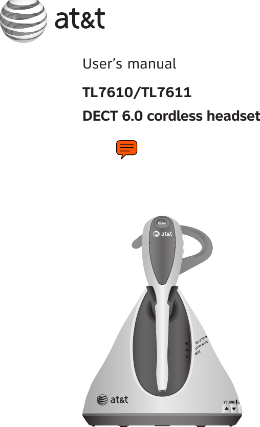 User’s manual TL7610/TL7611DECT 6.0 cordless headset        