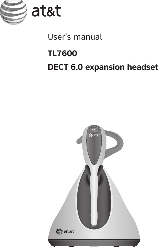 User’s manual TL7600DECT 6.0 expansion headset 