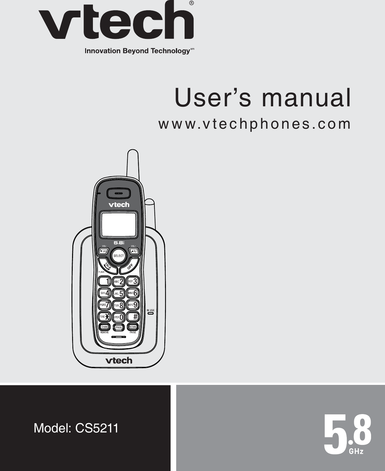 User’s manualwww.vtechphones.comModel: CS5211