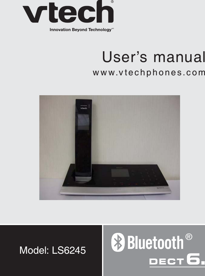 User’s manualwww.vtechphones.comModel: LS6245®