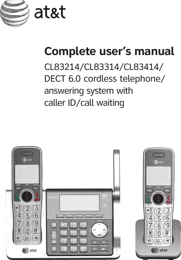 VTech Telecommunications 80 9454 00 DECT 6 0 Cordless Telephone User