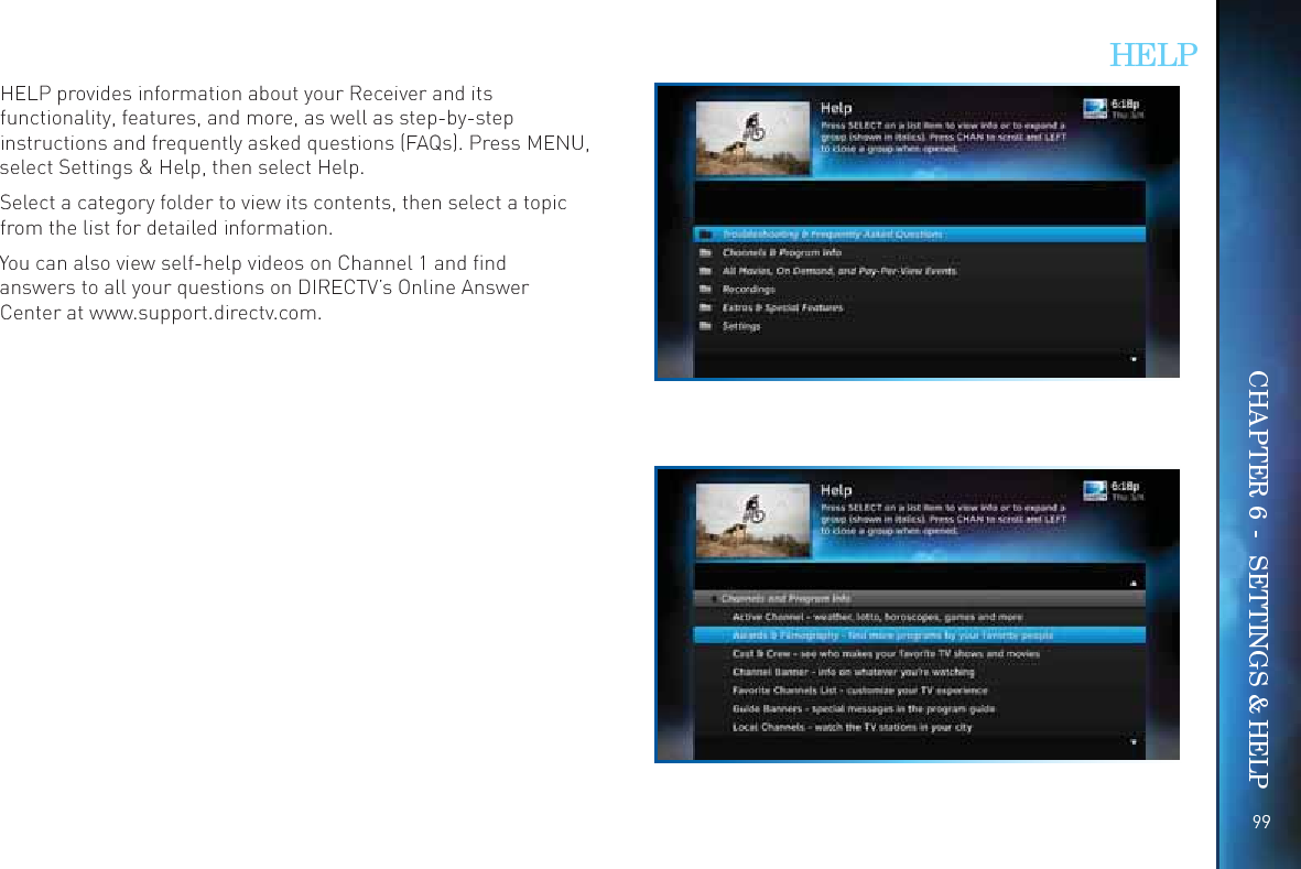 100DIRECTV HD DVR RECEIVER USER GUIDE