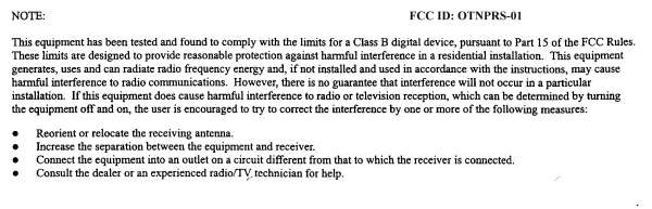Personal Response System User Manual