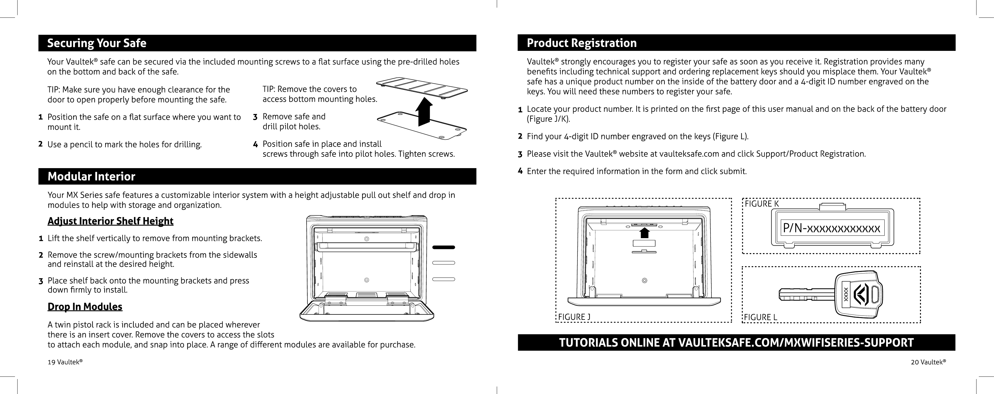 Vaultek Safe PRO-NMXI01 NMXi/NMX safe User Manual