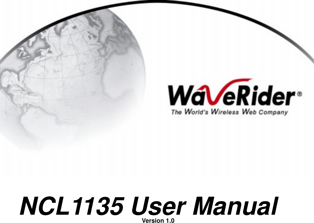 NCL1135 User ManualVersion 1.0