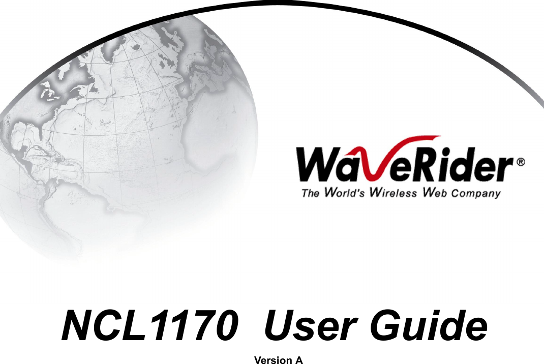 NCL1170  User GuideVersion A