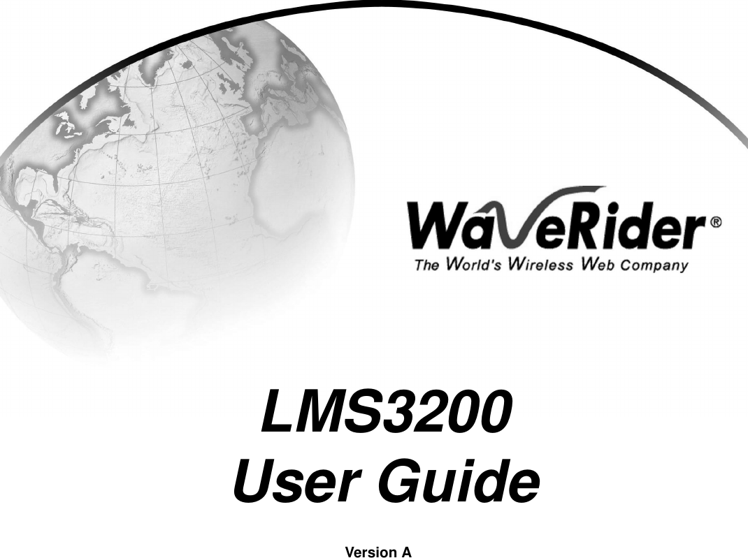 LMS3200User GuideVersion A