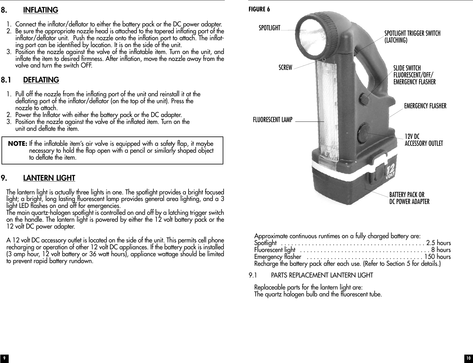 Page 6 of 8 - Vector Vector-Airpro-Vec259-Users-Manual- VEC259 Manual.qxp  Vector-airpro-vec259-users-manual