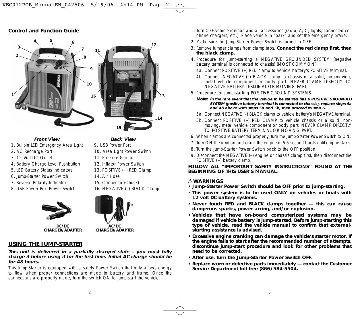 Page 4 of 6 - Vector Vector-Power-On-Board-Vec012Pob-Users-Manual- ManualsLib - Makes It Easy To Find Manuals Online!  Vector-power-on-board-vec012pob-users-manual