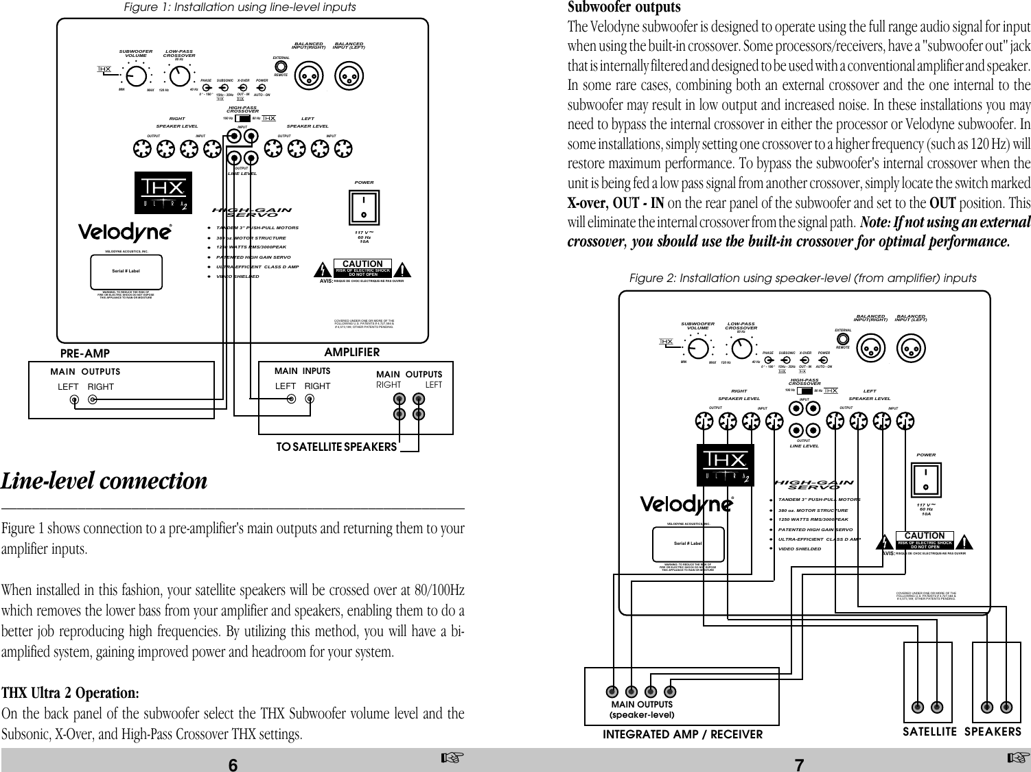Page 10 of 10 - Velodyne-Acoustics Velodyne-Acoustics-Hgs-15-Thx-Ultra-Hgs-18-Thx-Ultra-2-Users-Manual- HGS 15/18 Manual RevB  Velodyne-acoustics-hgs-15-thx-ultra-hgs-18-thx-ultra-2-users-manual