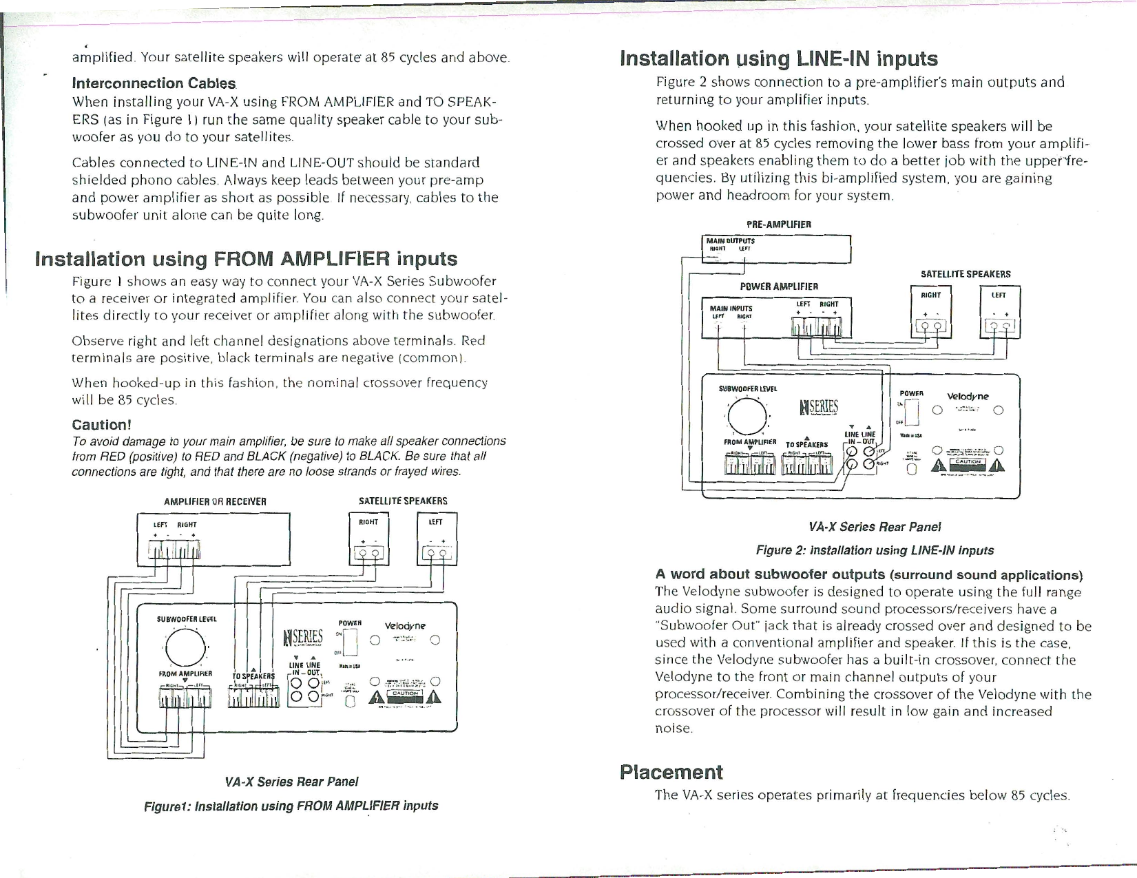 Page 3 of 4 - Velodyne-Acoustics Velodyne-Acoustics-Series-Va-1012X-Users-Manual-  Velodyne-acoustics-series-va-1012x-users-manual