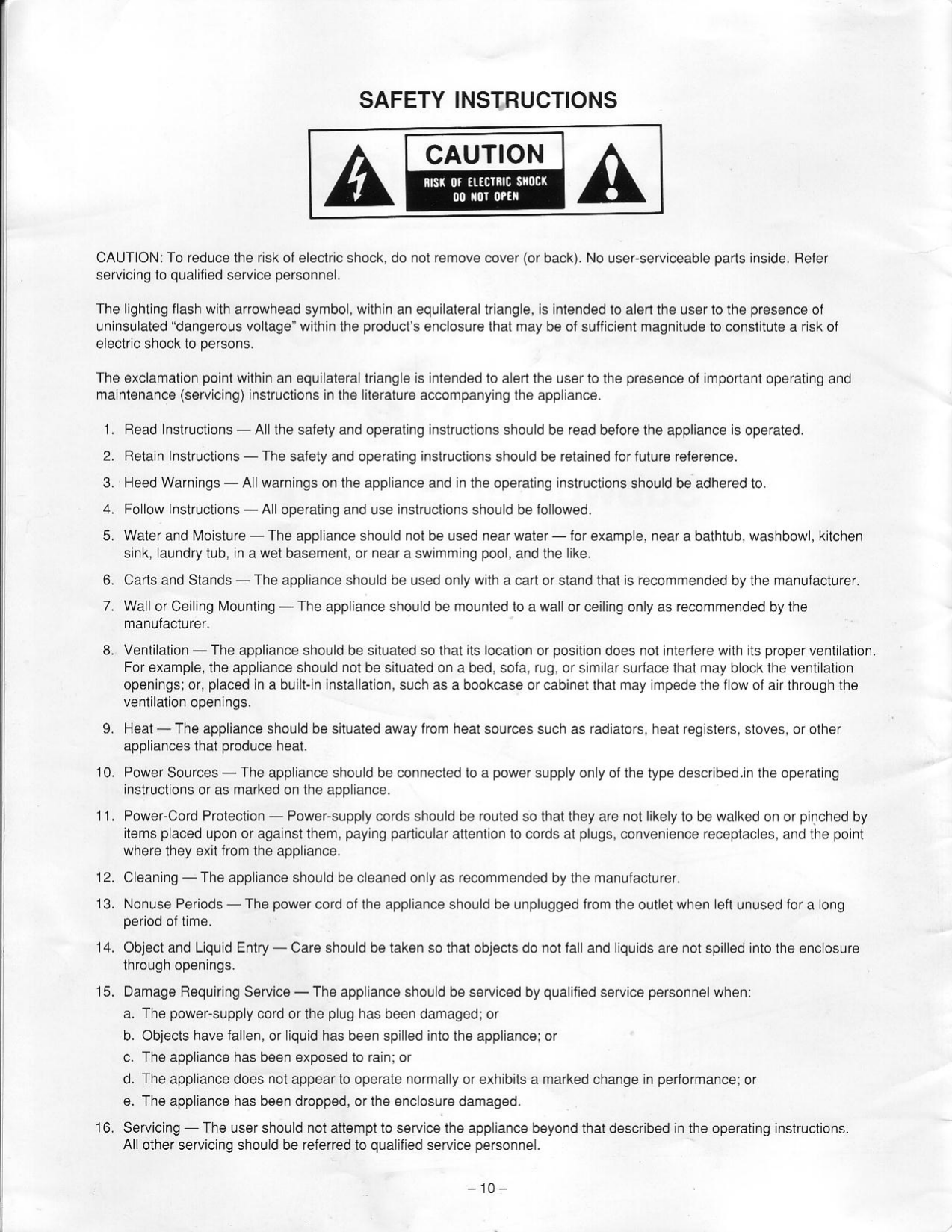 Page 2 of 10 - Velodyne-Acoustics Velodyne-Acoustics-Va-1012-Users-Manual- Velodyne-acoustics-va-1012-users-manual