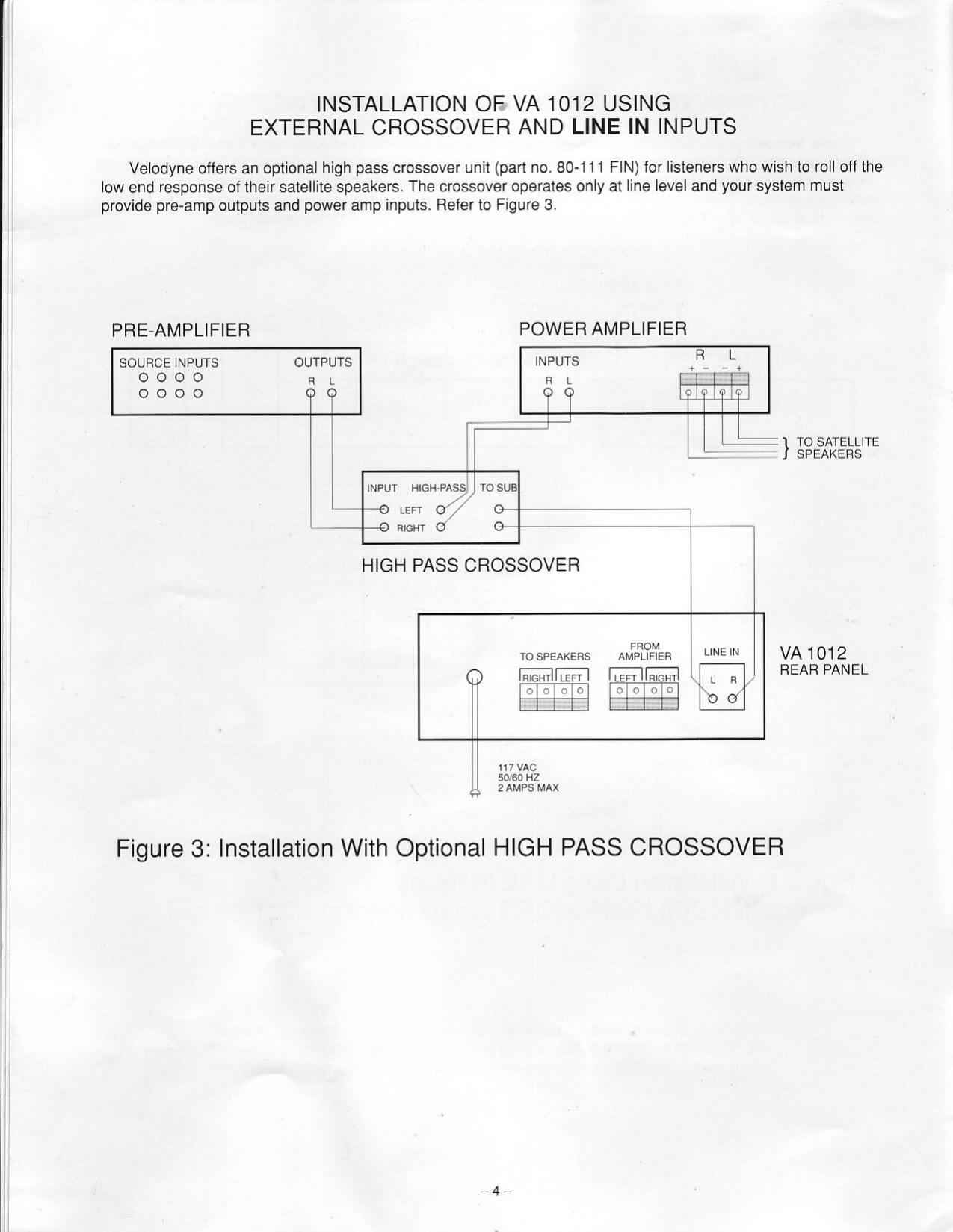 Page 6 of 10 - Velodyne-Acoustics Velodyne-Acoustics-Va-1012-Users-Manual- Velodyne-acoustics-va-1012-users-manual