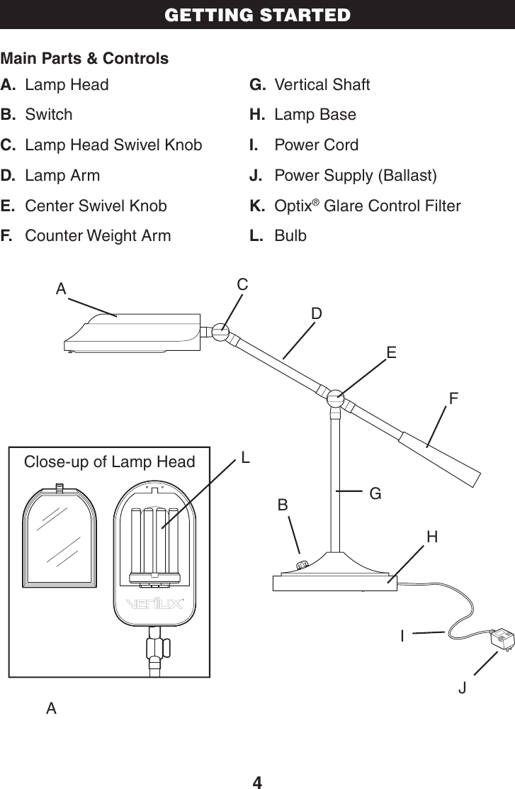 Page 4 of 12 - Verilux Verilux-Vd03-Users-Manual- VD03_Man_Rev3  Verilux-vd03-users-manual
