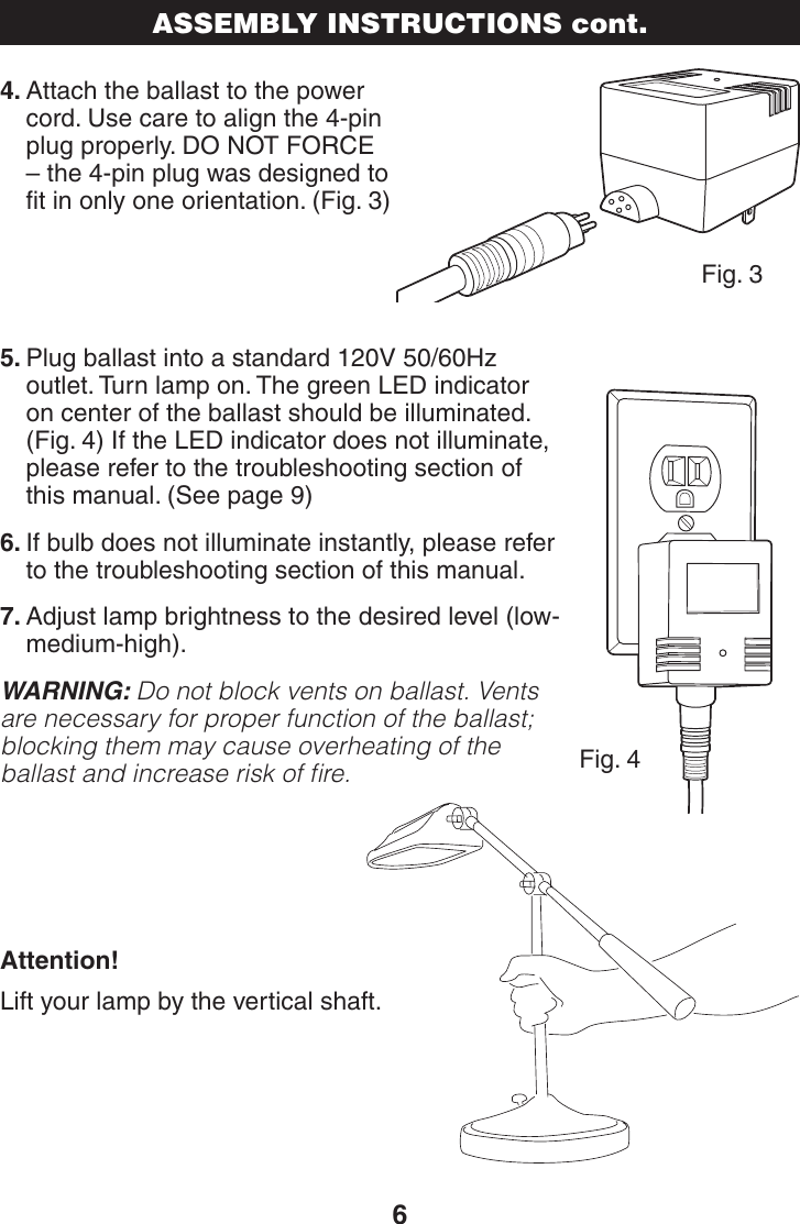 Page 6 of 12 - Verilux Verilux-Vd03-Users-Manual- VD03_Man_Rev3  Verilux-vd03-users-manual