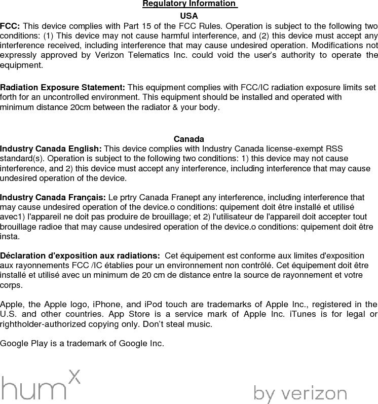  &copy;  2016 Verizon Telematics Inc.                   49.UOC04.001VZ    11/09/16                                                                            