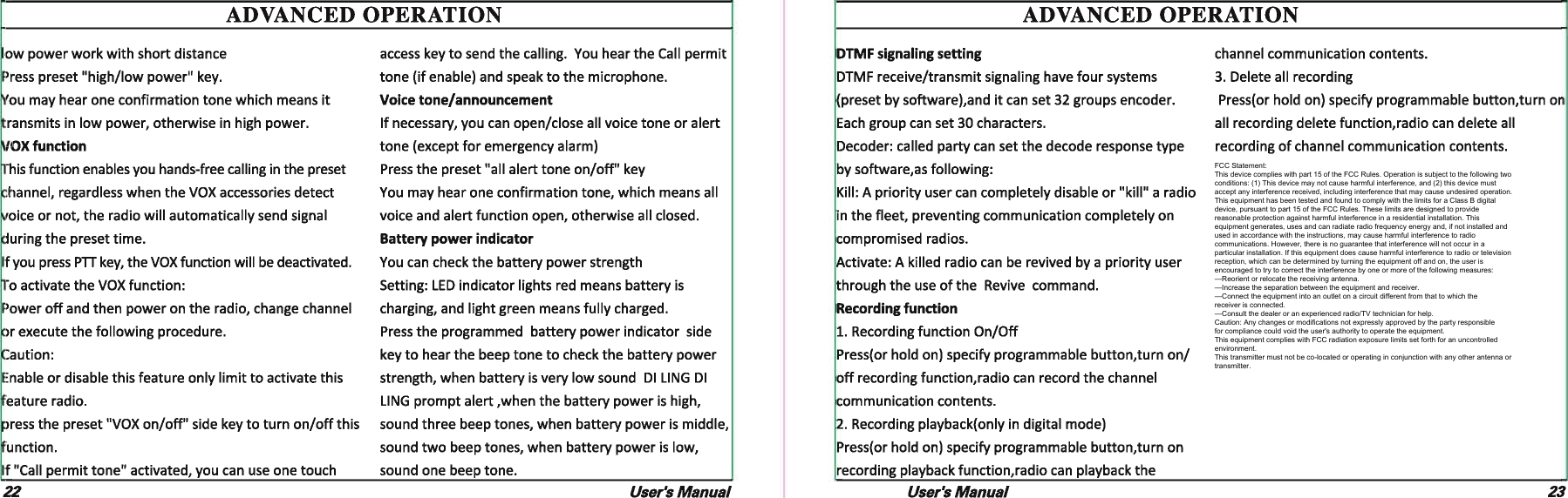 FCC Statement:This device complies with part 15 of the FCC Rules. Operation is subject to the following two conditions: (1) This device may not cause harmful interference, and (2) this device must accept any interference received, including interference that may cause undesired operation.This equipment has been tested and found to comply with the limits for a Class B digital device, pursuant to part 15 of the FCC Rules. These limits are designed to provide reasonable protection against harmful interference in a residential installation. This equipment generates, uses and can radiate radio frequency energy and, if not installed and used in accordance with the instructions, may cause harmful interference to radio communications. However, there is no guarantee that interference will not occur in a particular installation. If this equipment does cause harmful interference to radio or television reception, which can be determined by turning the equipment off and on, the user is encouraged to try to correct the interference by one or more of the following measures:—Reorient or relocate the receiving antenna.—Increase the separation between the equipment and receiver.—Connect the equipment into an outlet on a circuit different from that to which thereceiver is connected.—Consult the dealer or an experienced radio/TV technician for help.Caution: Any changes or modifications not expressly approved by the party responsiblefor compliance could void the user&apos;s authority to operate the equipment.This equipment complies with FCC radiation exposure limits set forth for an uncontrolled environment.This transmitter must not be co-located or operating in conjunction with any other antenna or transmitter.