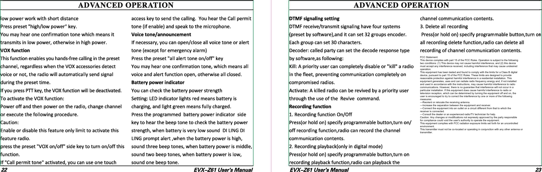 FCC Statement:This device complies with part 15 of the FCC Rules. Operation is subject to the followingtwo conditions: (1) This device may not cause harmful interference, and (2) this devicemust accept any interference received, including interference that may cause undesiredoperation.This equipment has been tested and found to comply with the limits for a Class B digitaldevice, pursuant to part 15 of the FCC Rules. These limits are designed to providereasonable protection against harmful interference in a residential installation. Thisequipment generates, uses and can radiate radio frequency energy and, if not installedand used in accordance with the instructions, may cause harmful interference to radiocommunications. However, there is no guarantee that interference will not occur in aparticular installation. If this equipment does cause harmful interference to radio ortelevision reception, which can be determined by turning the equipment off and on, theuser is encouraged to try to correct the interference by one or more of the followingmeasures:—Reorient or relocate the receiving antenna.—Increase the separation between the equipment and receiver.—Connect the equipment into an outlet on a circuit different from that to which thereceiver is connected.—Consult the dealer or an experienced radio/TV technician for help.Caution: Any changes or modifications not expressly approved by the party responsiblefor compliance could void the user&apos;s authority to operate the equipment.This equipment complies with FCC radiation exposure limits set forth for an uncontrolled environment.This transmitter must not be co-located or operating in conjunction with any other antenna ortransmitter.