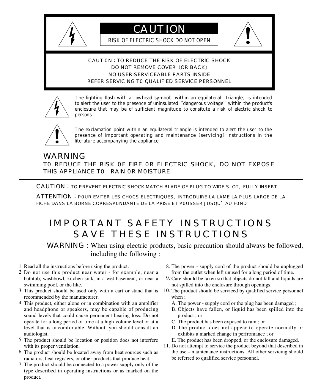 Vestax Pmc 270A Users Manual 270AE