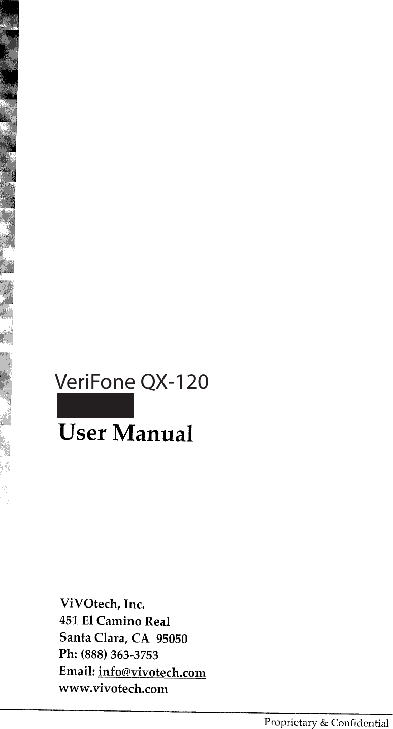 VeriFone QX-120