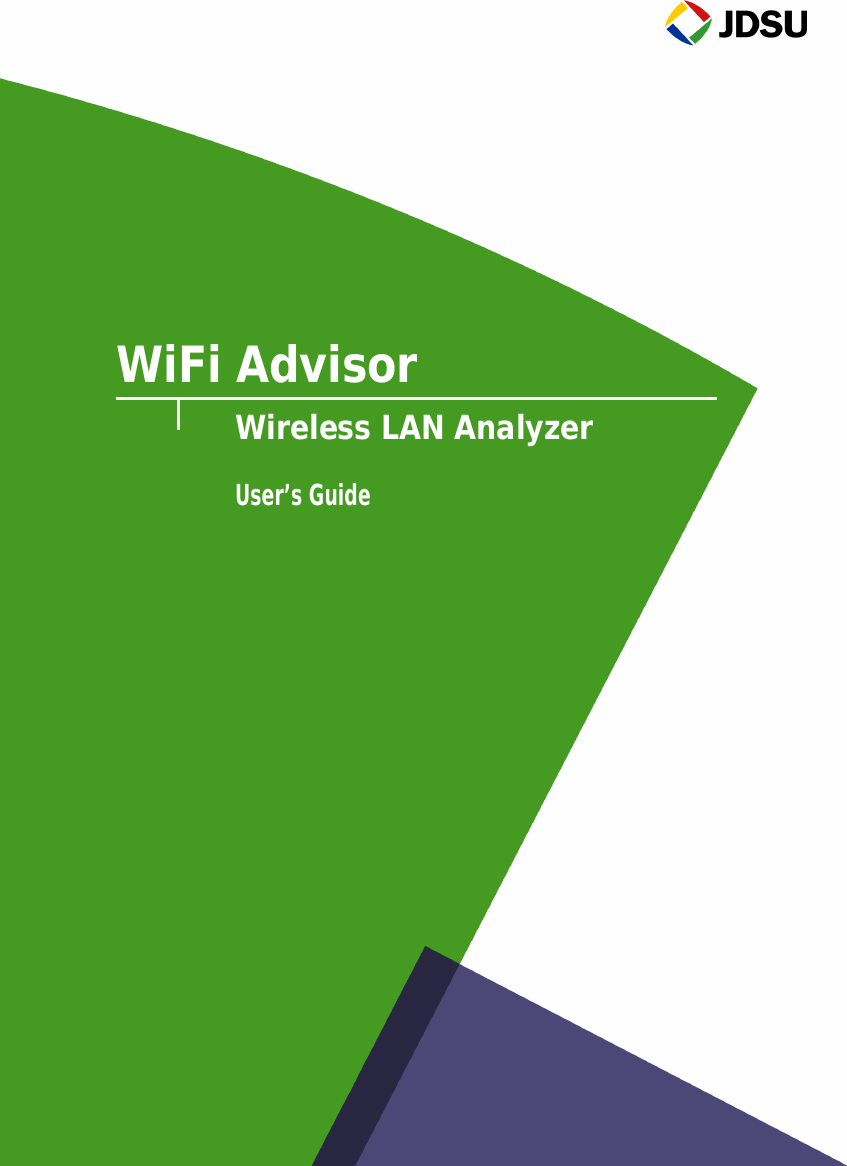 WiFi Advisor Wireless LAN AnalyzerUser’s Guide