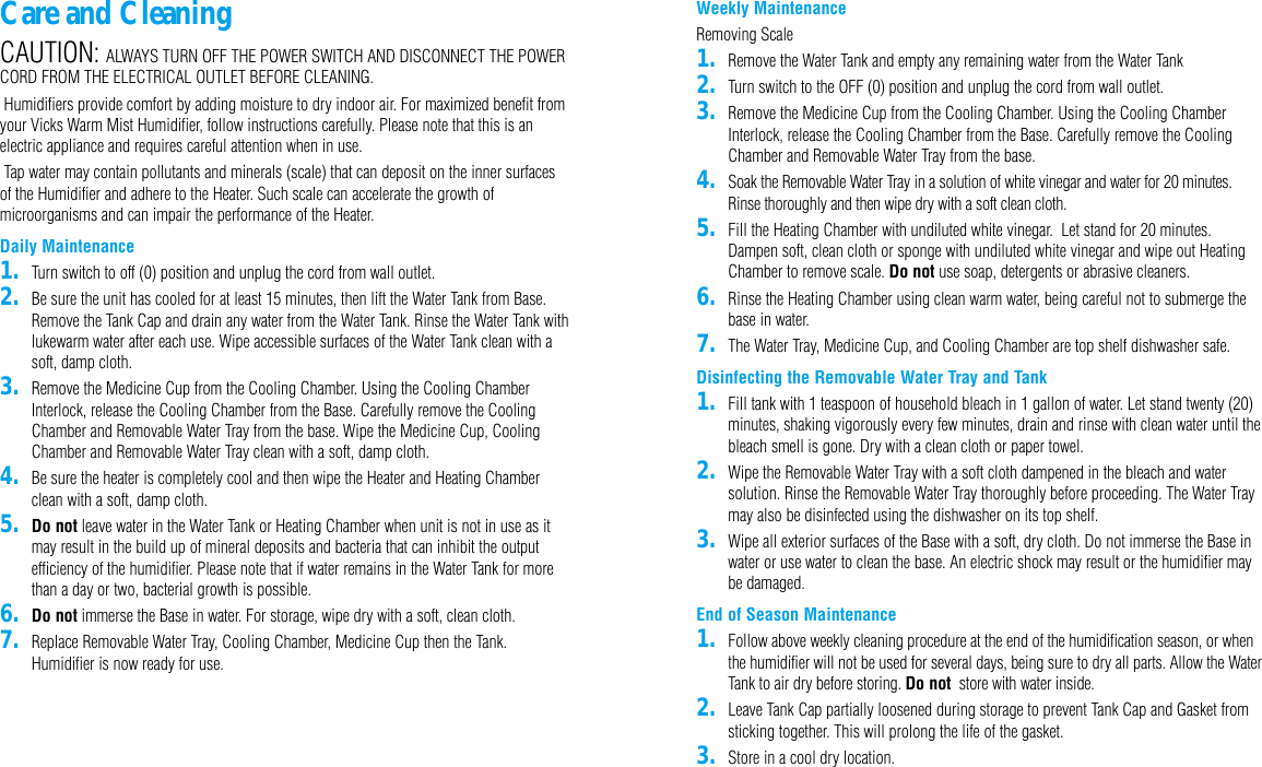 Page 4 of 5 - Vicks Vicks-V745A-Use-And-Care-Manual- ManualsLib - Makes It Easy To Find Manuals Online!  Vicks-v745a-use-and-care-manual