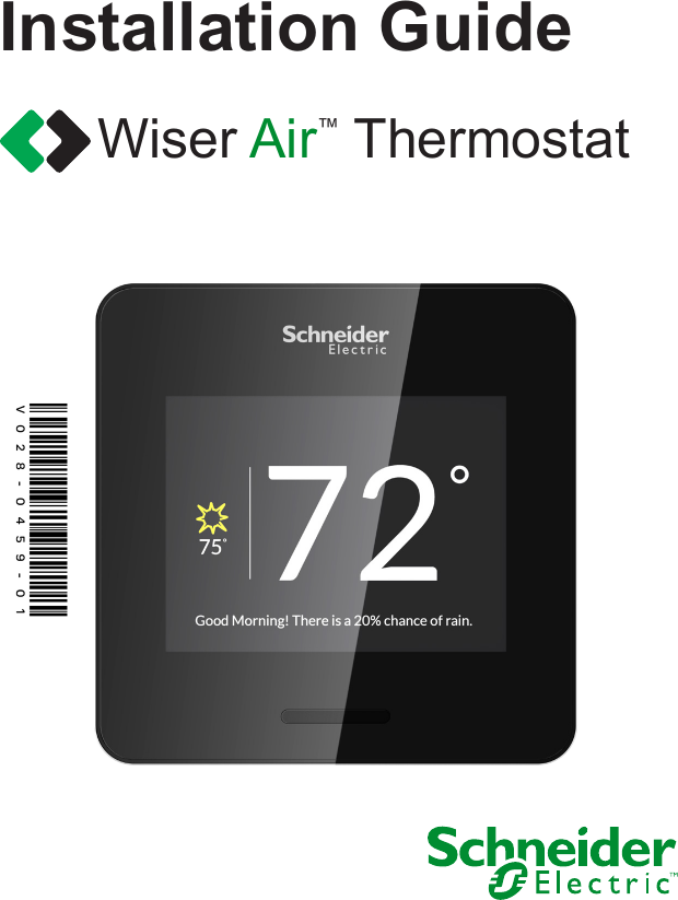 Installation GuideWiser Air™ Thermostat