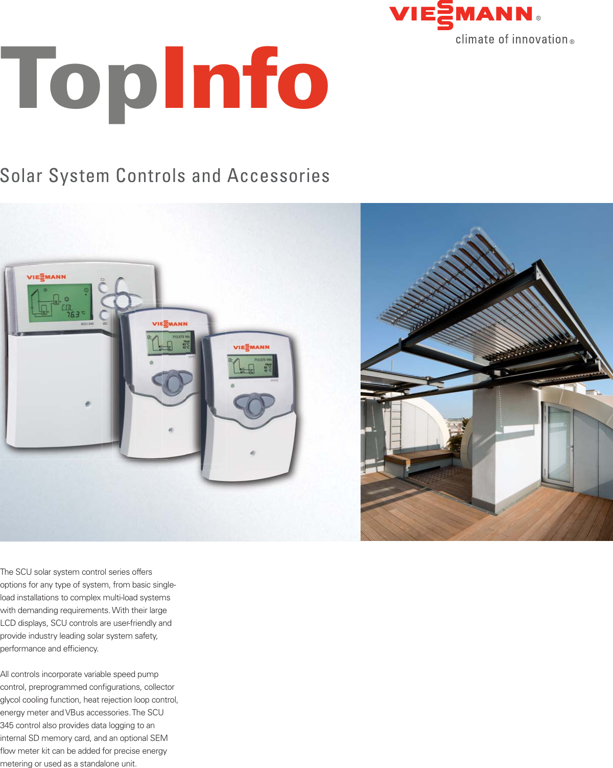 Page 1 of 4 - Viessmann Viessmann-Solar-Controls-Flyer- TopInfo Solar Controls  Viessmann-solar-controls-flyer