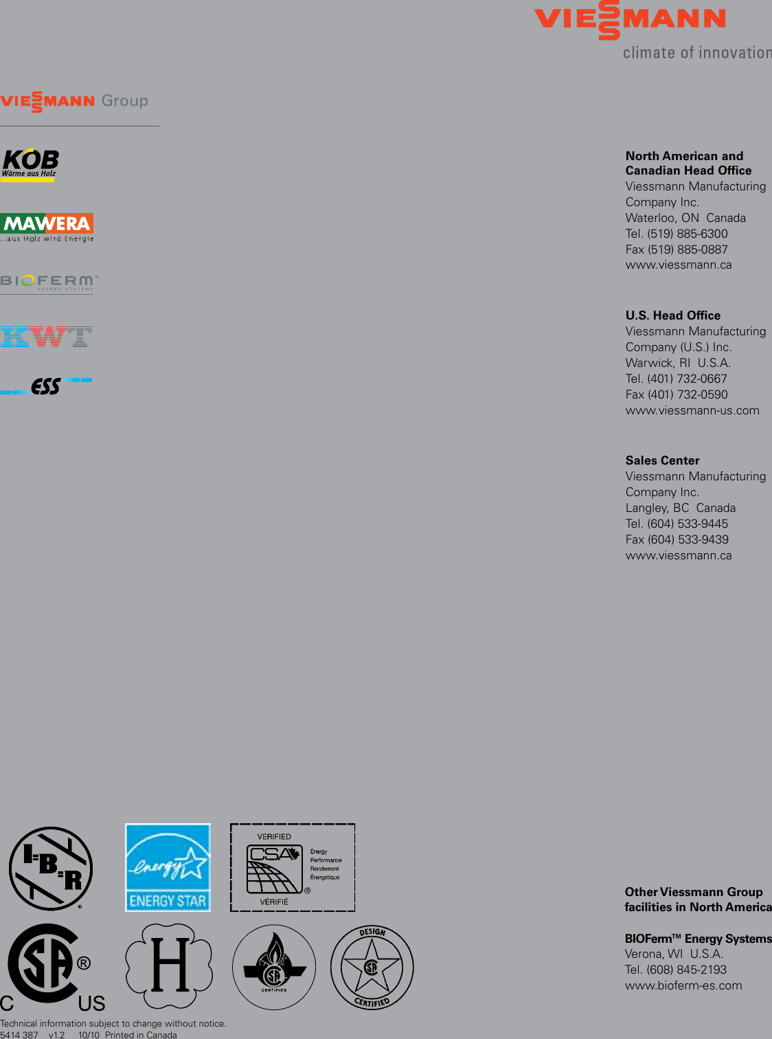 Page 12 of 12 - Viessmann Viessmann-Vitorond-100-Users-Manual-  Viessmann-vitorond-100-users-manual