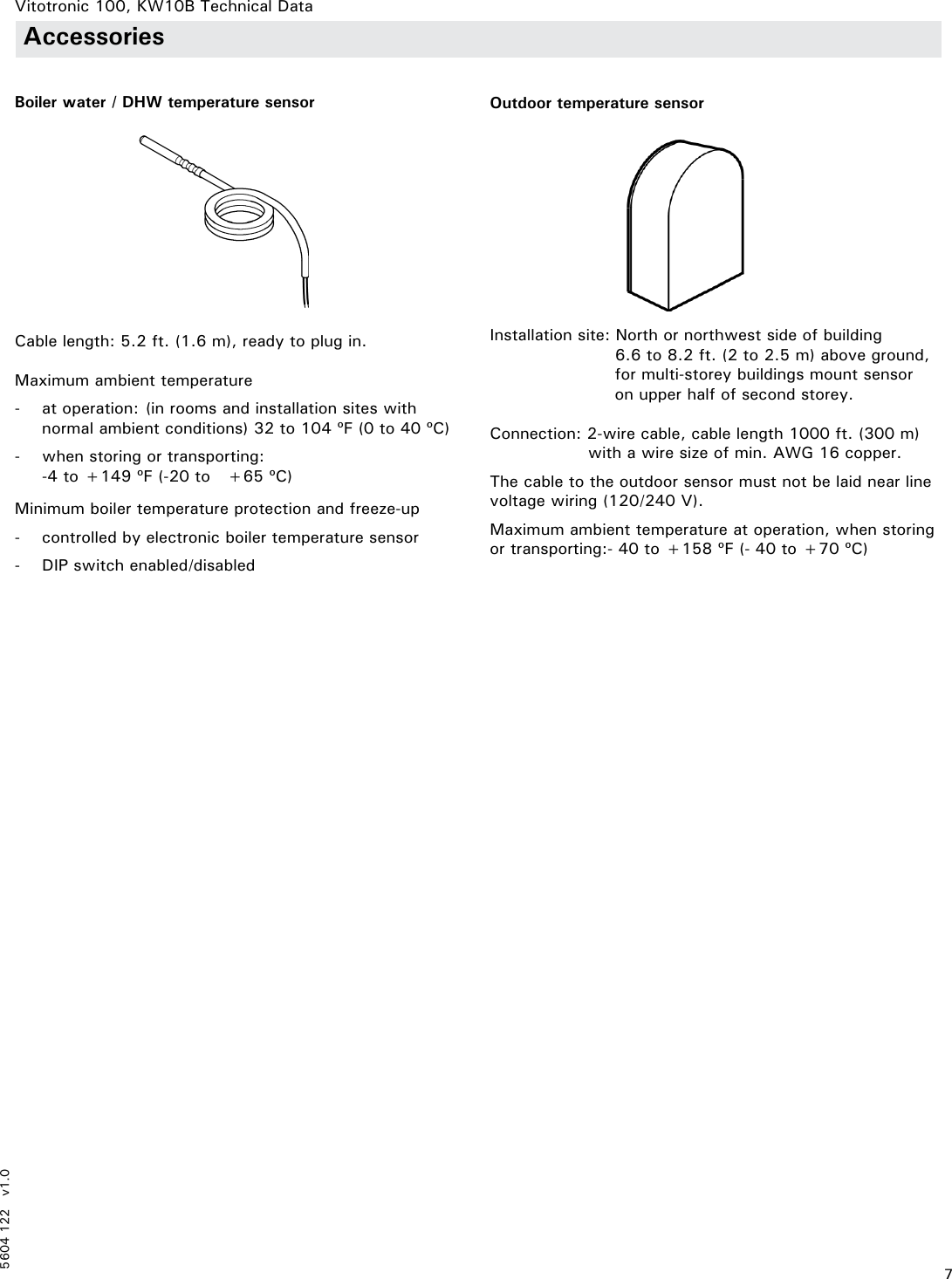 Page 7 of 8 - Viessmann Viessmann-Vitotronic-100-Technical-Manual- 5604 122 V1.0  Viessmann-vitotronic-100-technical-manual