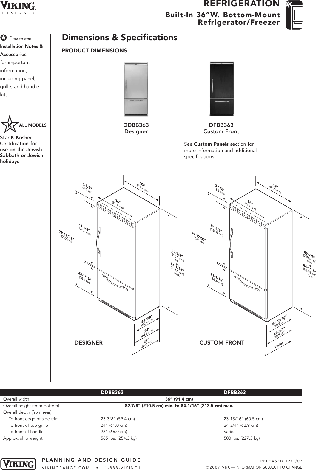 Page 3 of 9 - Viking Viking-Dfbb363-Users-Manual- Design Considerations  Viking-dfbb363-users-manual