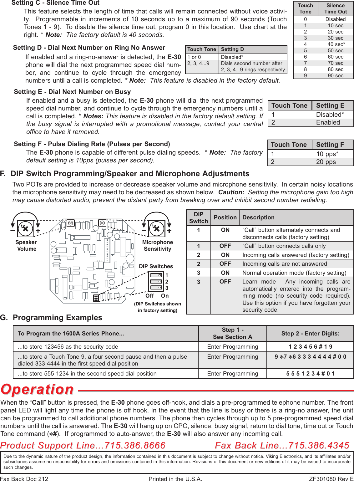 Page 4 of 4 - Viking Viking-E-30-Installation-Manual- E-30 And E-30-EWP Technical Practice Viking-e-30-installation-manual