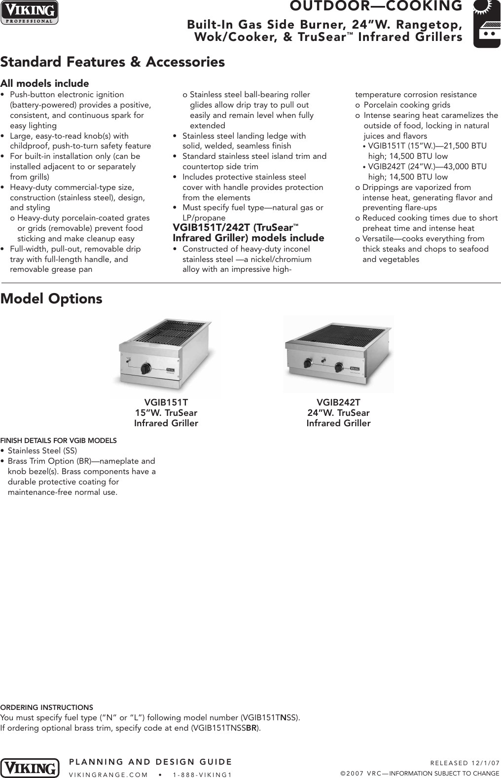Page 2 of 7 - Viking Viking-Vgsb152T-Users-Manual- Design Considerations  Viking-vgsb152t-users-manual