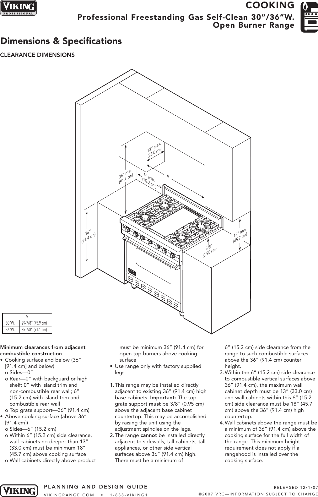 Page 3 of 6 - Viking Viking-Vgsc306-4B-Users-Manual- Design Considerations  Viking-vgsc306-4b-users-manual