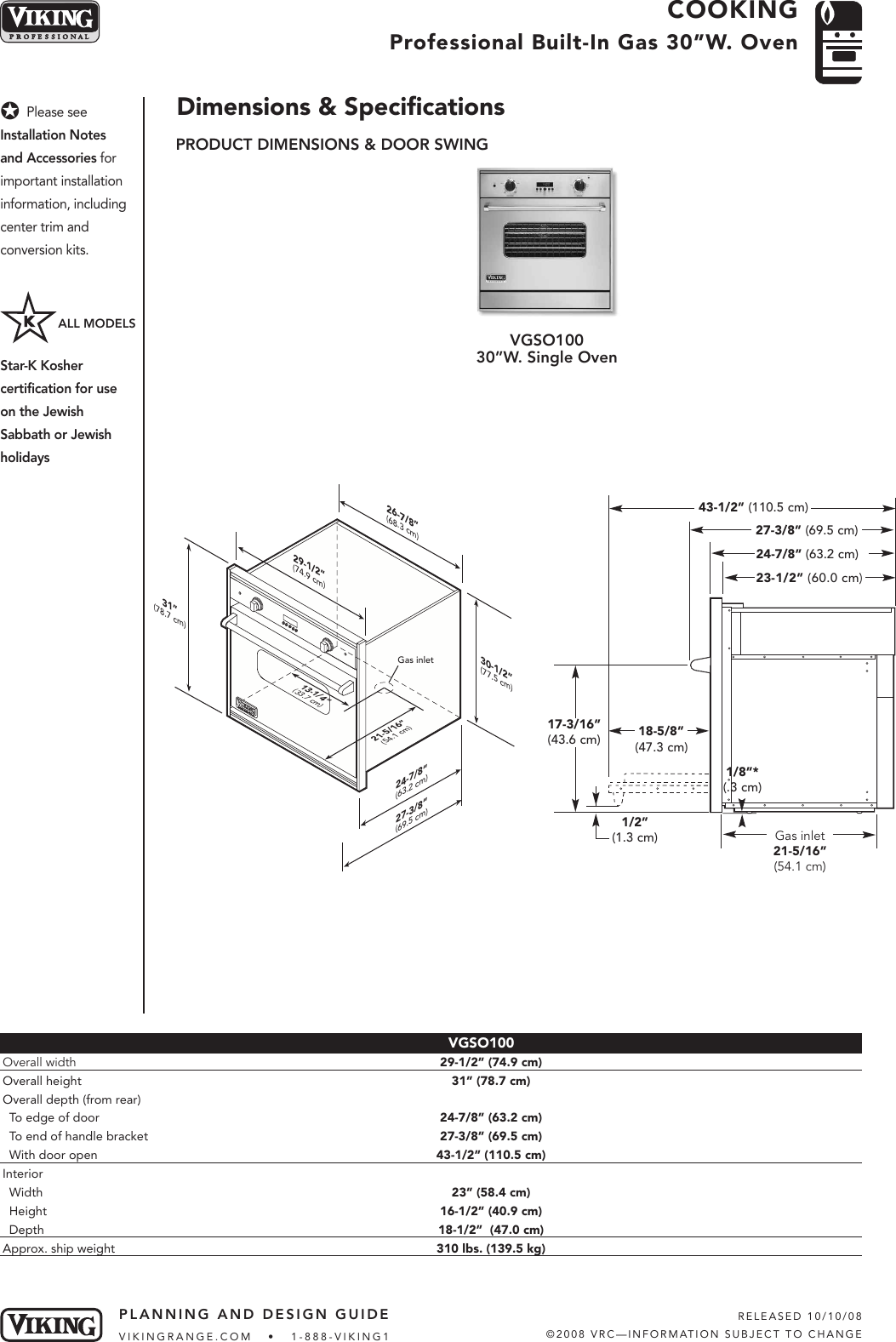 Page 2 of 4 - Viking Viking-Vgso100-Users-Manual-  Viking-vgso100-users-manual