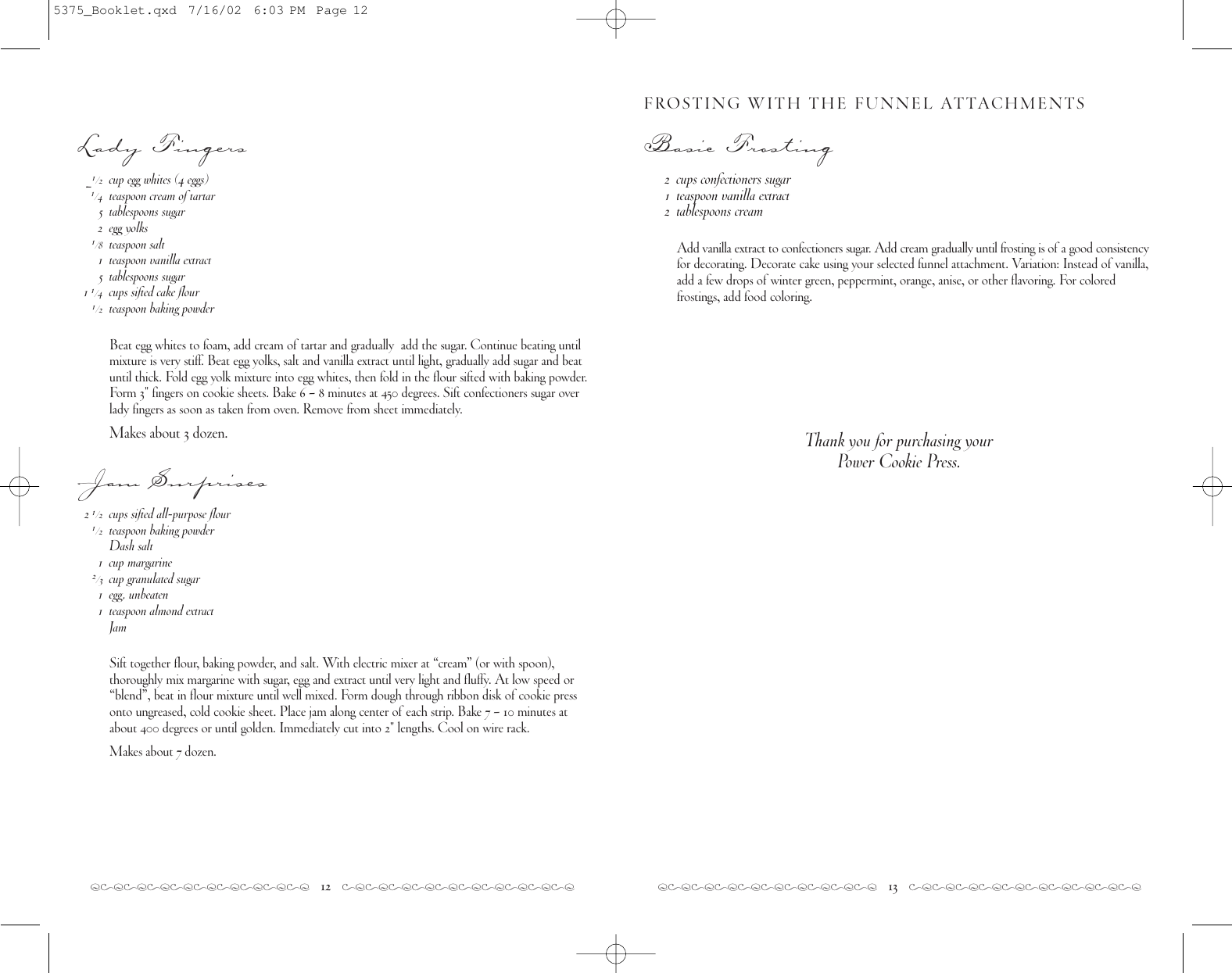 Page 7 of 7 - Villaware Villaware-Cookie-Press-Cordless-And-Rechargeable-Users-Manual- 5375_Booklet Villaware-cookie-press-cordless-and-rechargeable-users-manual