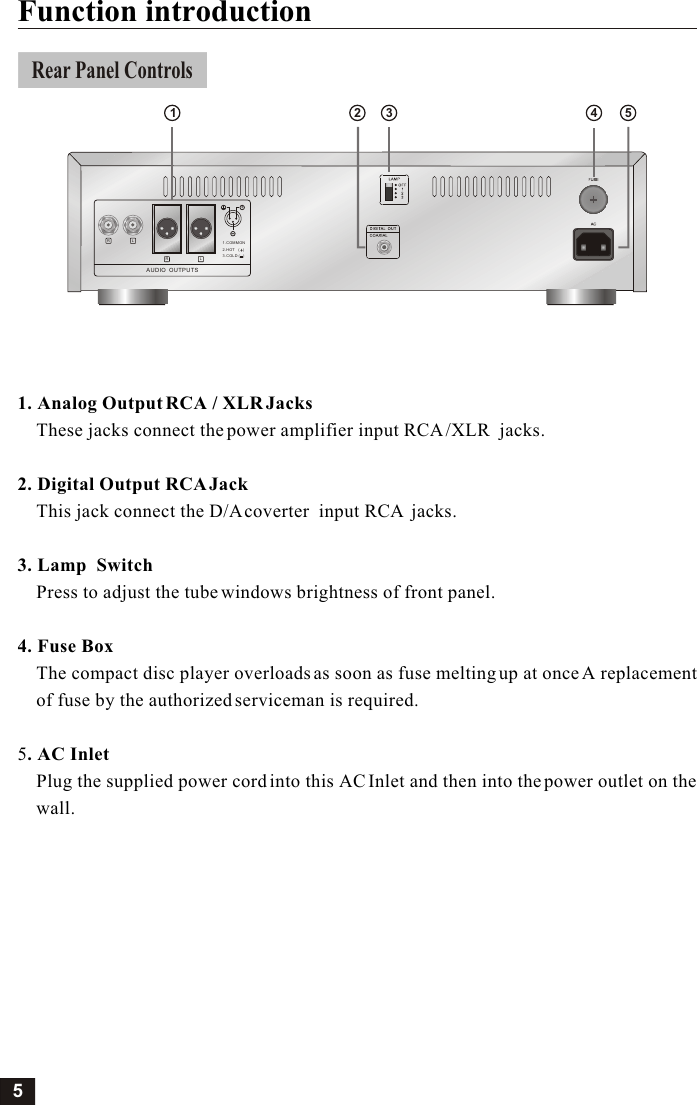 Vincent Audio Cd S6mk Users Manual Iaeuaaecd S6mko Iaeµa Ee Ae V2 0 Oo Ae