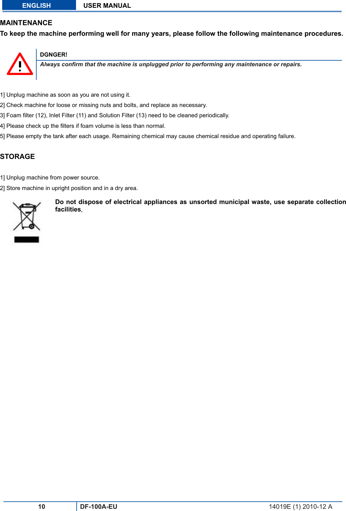 Page 11 of 11 - Viper Viper-Df-100A-Eu-Users-Manual