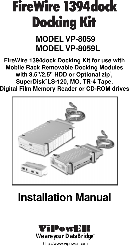 Page 1 of 8 - Vipower Vipower-Vp-8059-Users-Manual- HotDk-Cov  Vipower-vp-8059-users-manual