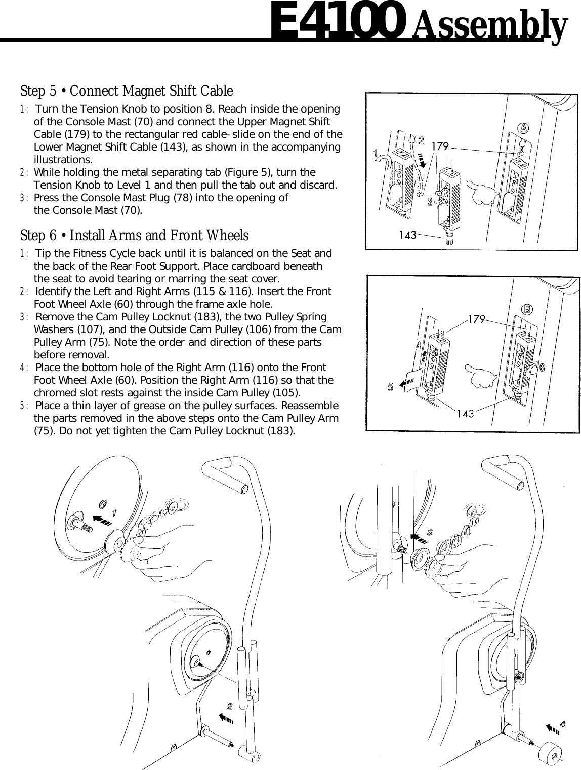 Page 5 of 9 - Vision-Fitness Vision-Fitness-E4100-Users-Manual-  Vision-fitness-e4100-users-manual