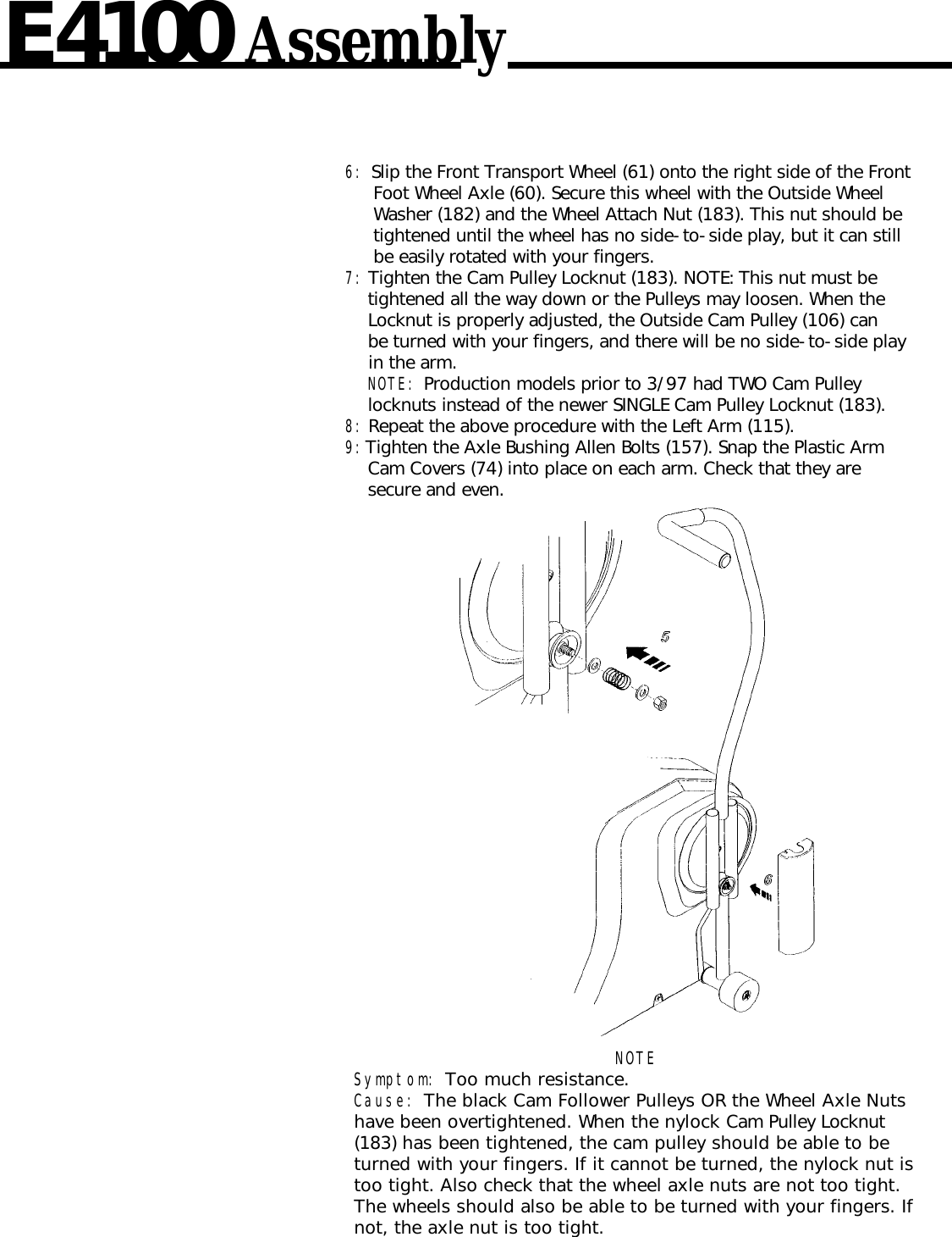 Page 6 of 9 - Vision-Fitness Vision-Fitness-E4100-Users-Manual-  Vision-fitness-e4100-users-manual