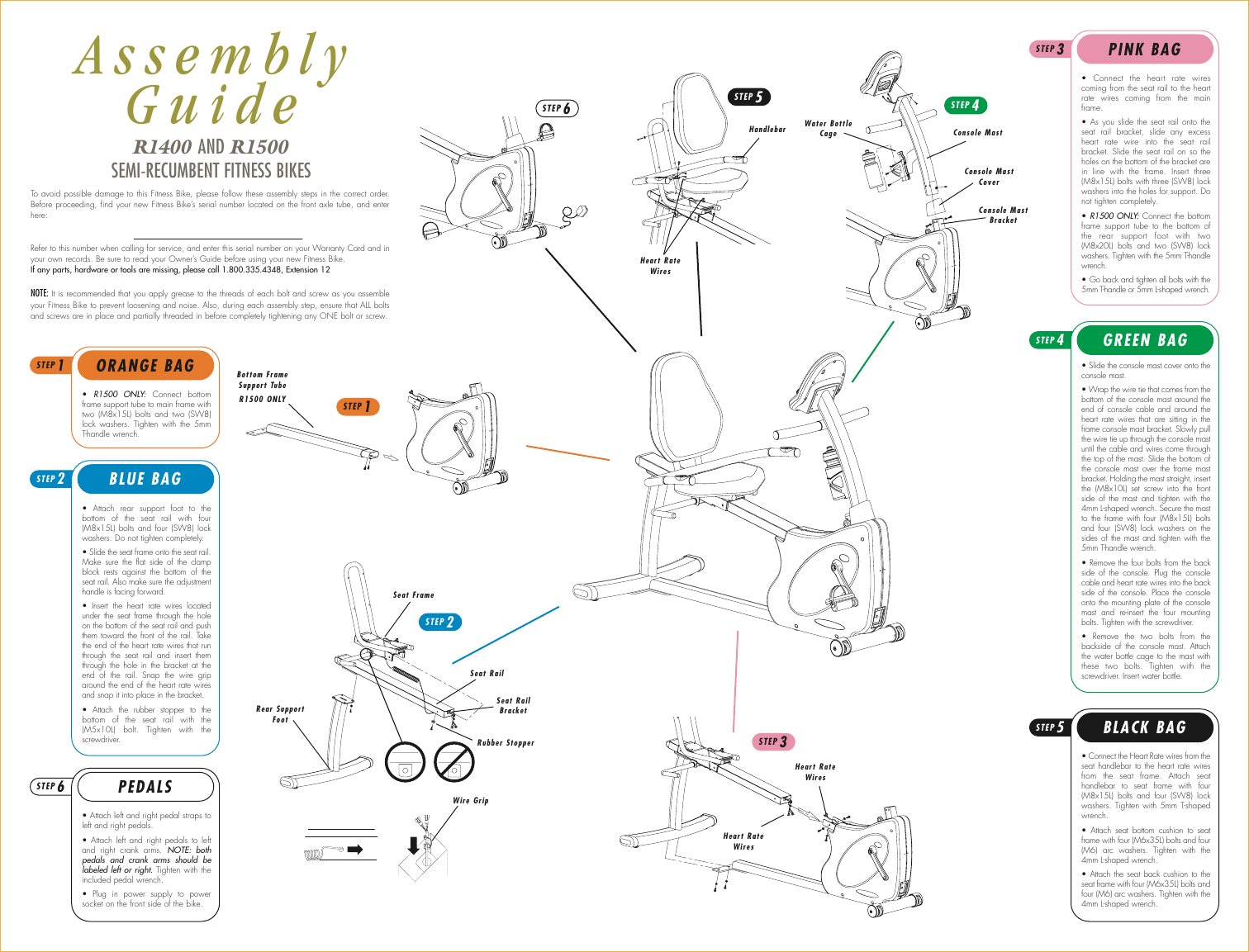 Page 3 of 3 - Vision-Fitness Vision-Fitness-R1400-Users-Manual- R1415 Assy3  Vision-fitness-r1400-users-manual