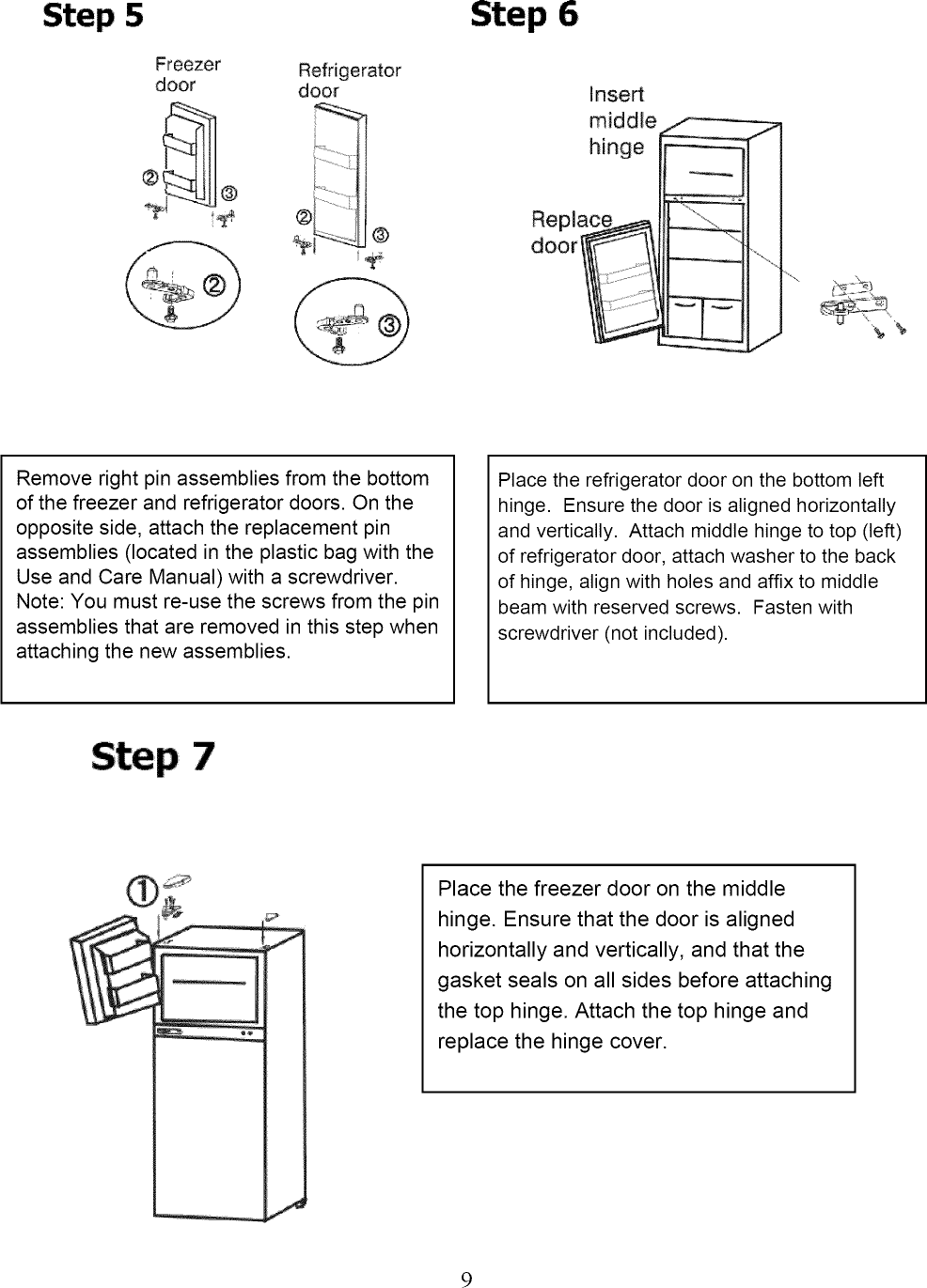 Page 10 of 12 - Vissani HMDR1030WE User Manual  REFRIGERATOR - Manuals And Guides 1401121L