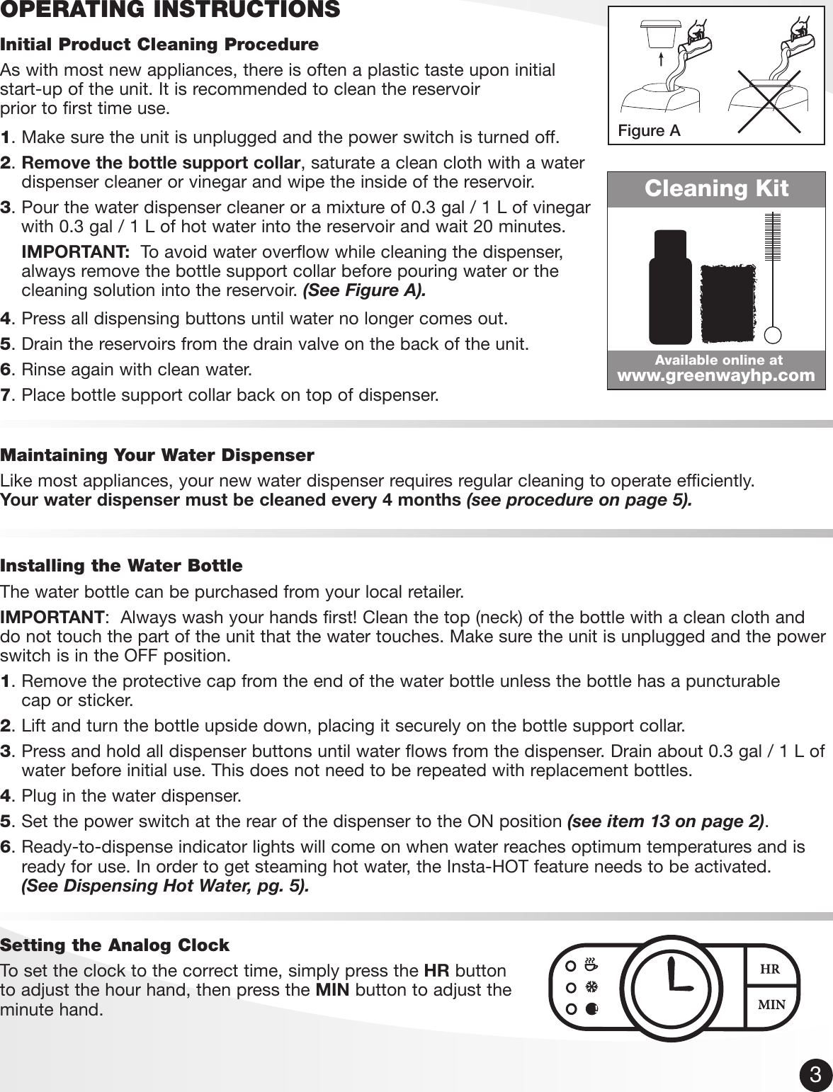 Page 4 of 10 - Vitapur Vitapur-Water-Dispenser-Use-And-Care-Manual- ManualsLib - Makes It Easy To Find Manuals Online!  Vitapur-water-dispenser-use-and-care-manual